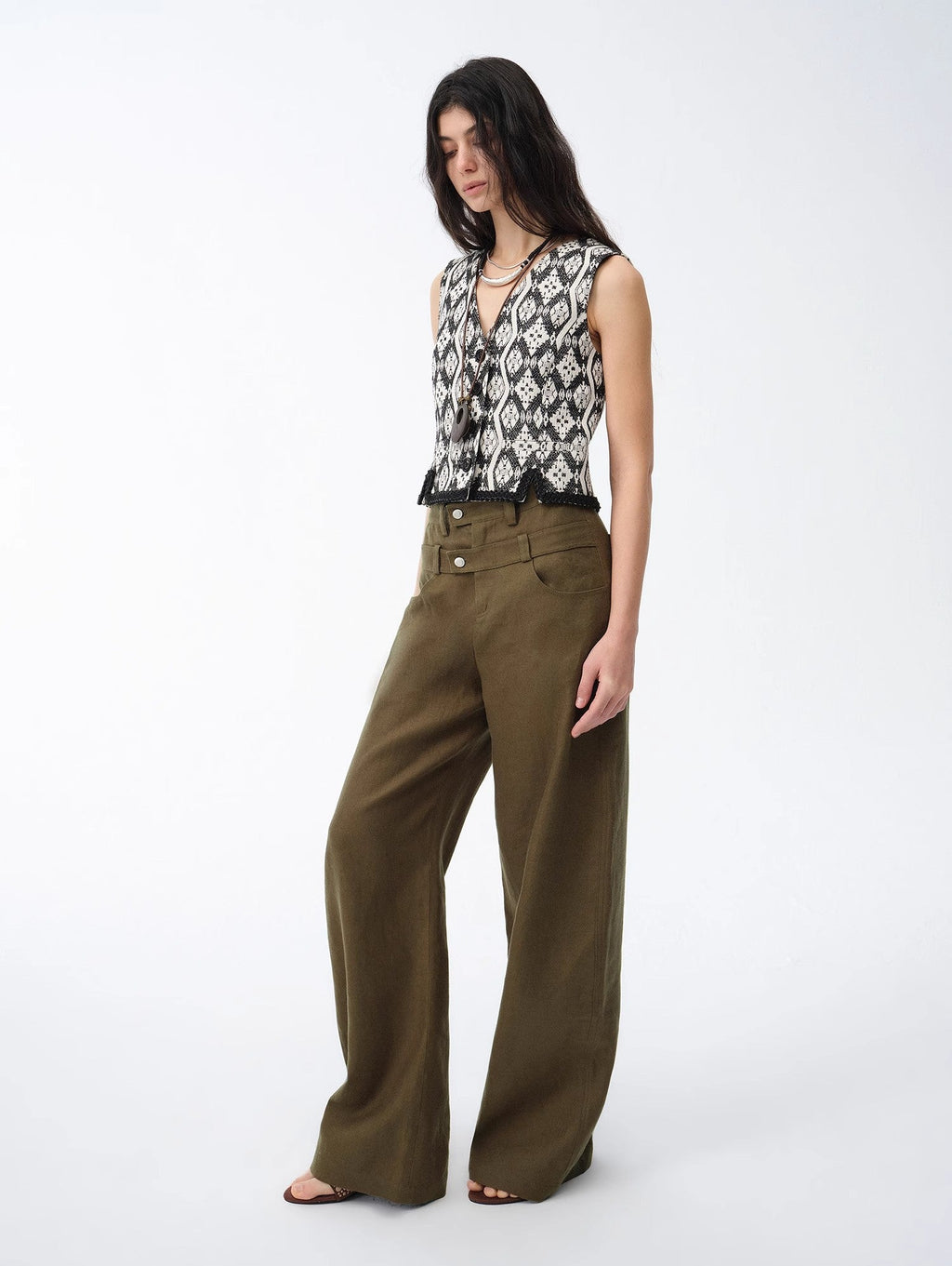 FIRELADY FUR | Women's Linen Scimitar Pants