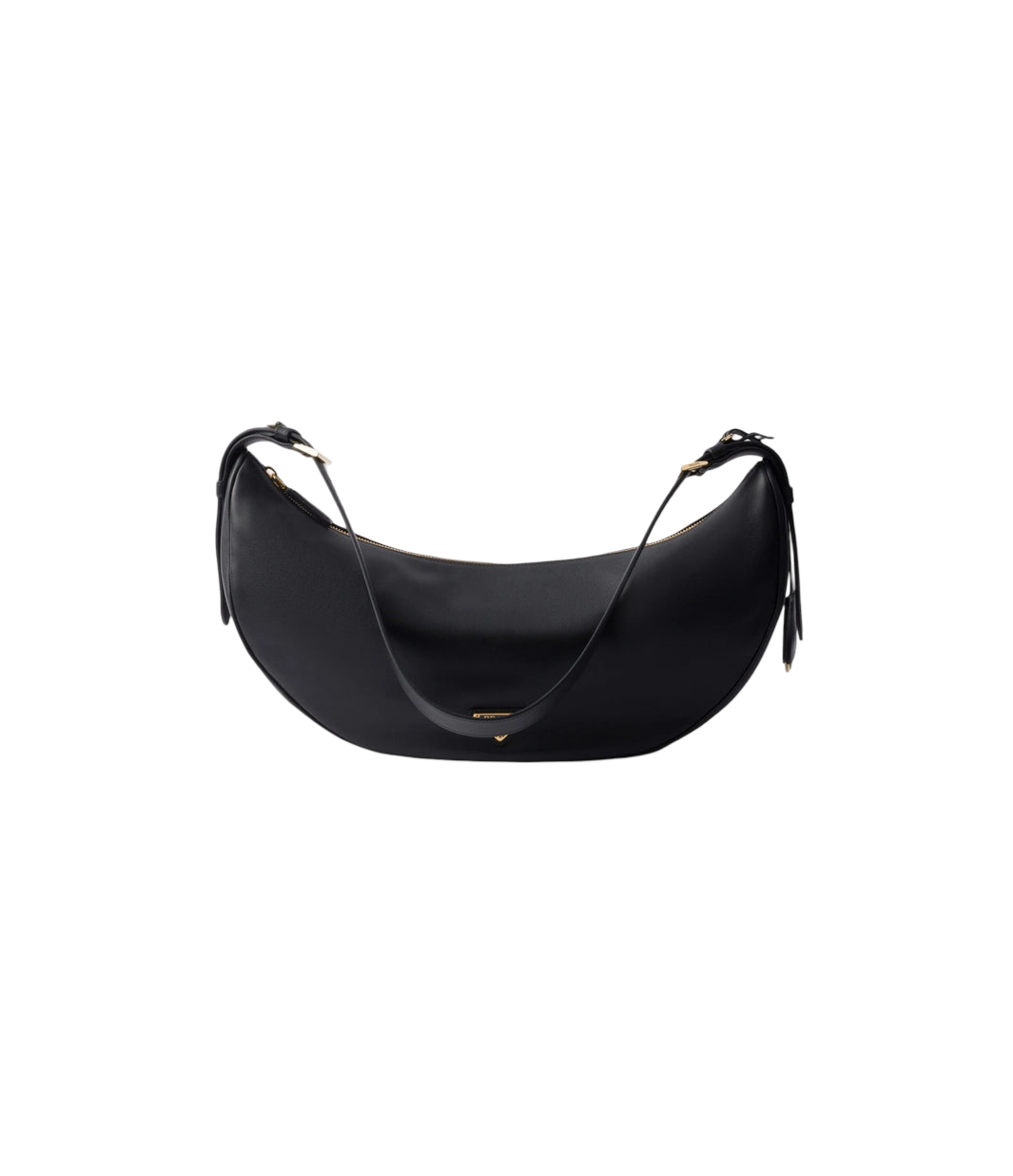 Prada | Women's Black Crescent Shoulder Bag