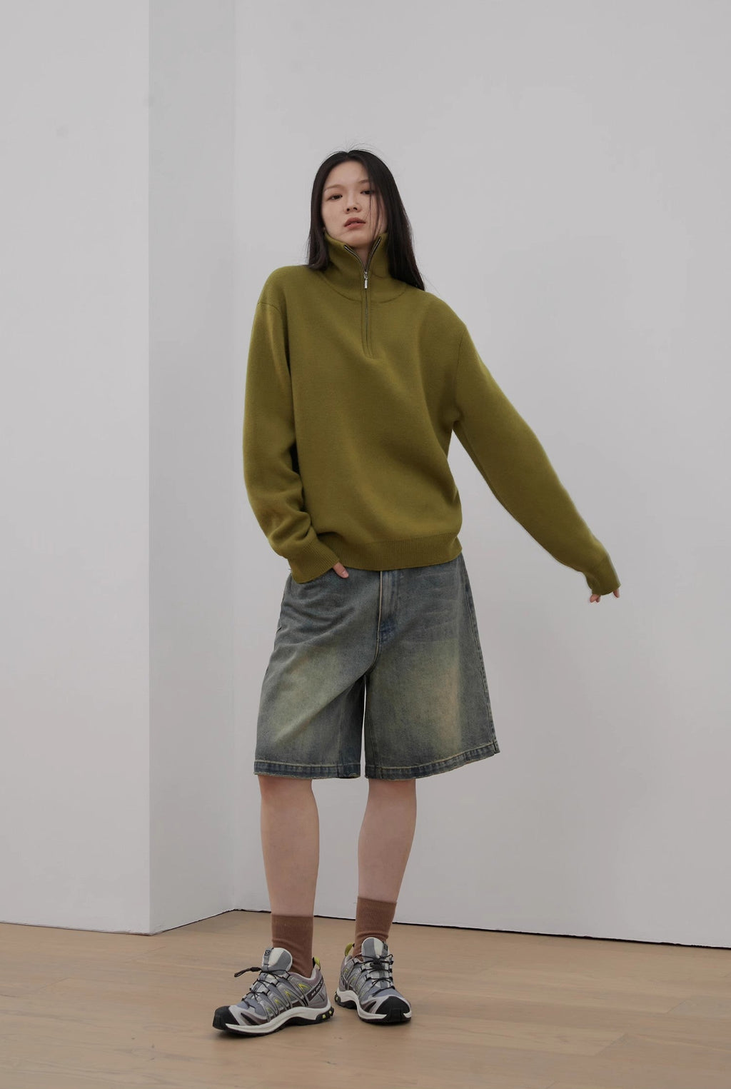 PREMIUM STYLE CO. LTD. | Women's Merino Wool Pullover Turtleneck Sweater