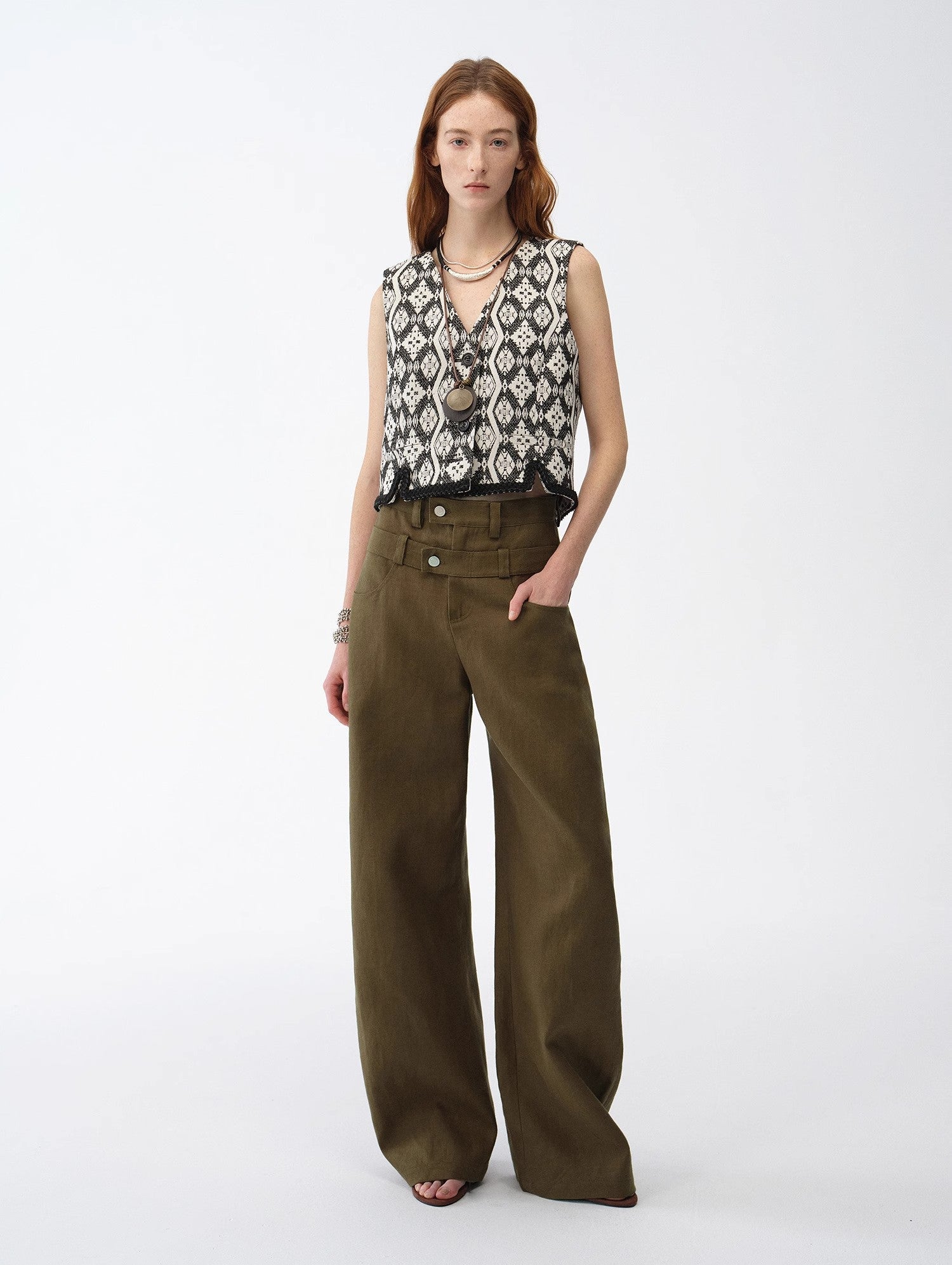 FIRELADY FUR | Women's Linen Scimitar Pants