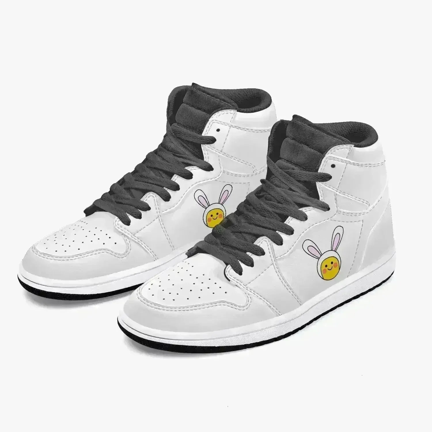 Jacki Easlick | Lux Bunny High-Top Leather Sneakers