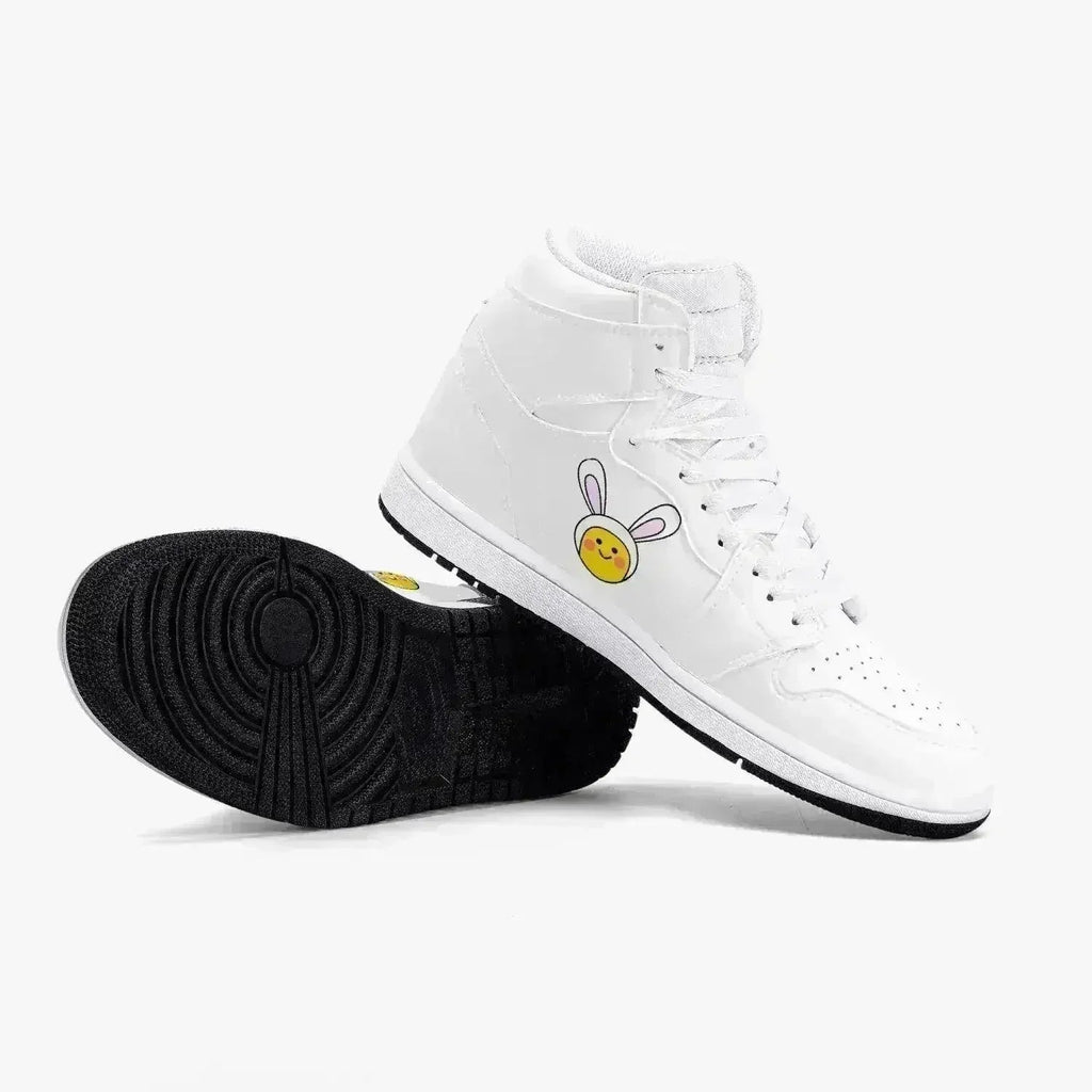 Jacki Easlick | Lux Bunny High-Top Leather Sneakers