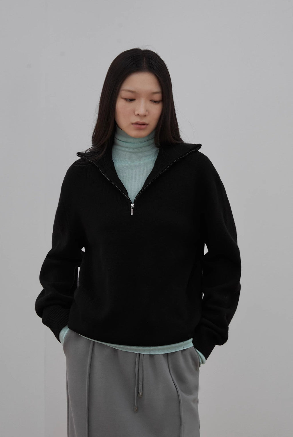 PREMIUM STYLE CO. LTD. | Women's Merino Wool Pullover Turtleneck Sweater
