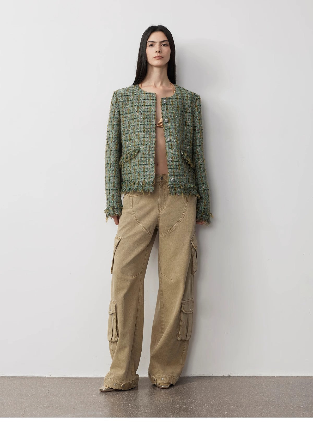 PREMIUM STYLE CO. LTD. | "Nostalgic Wasteland" Cocoon Cargo Jeans