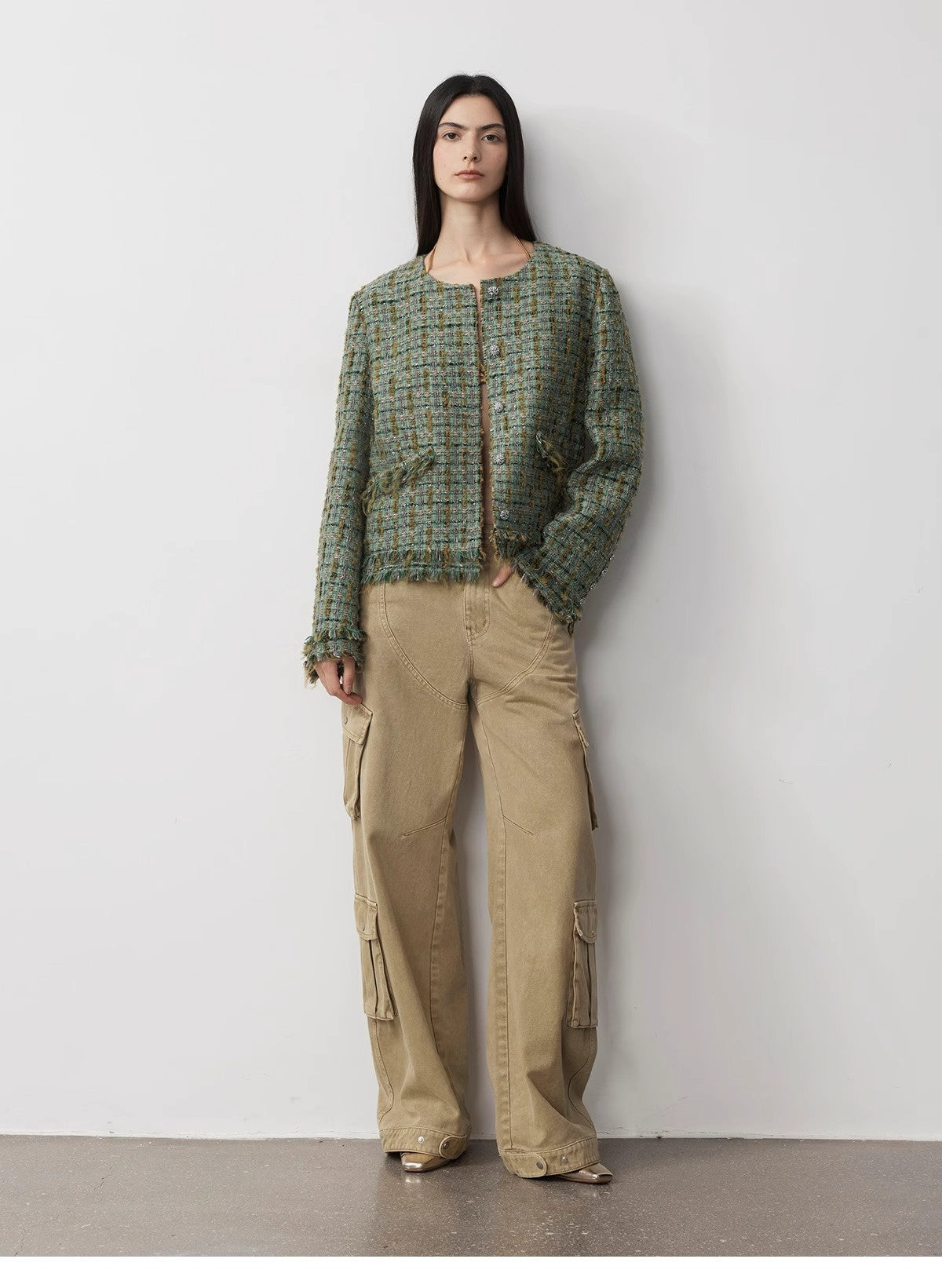 PREMIUM STYLE CO. LTD. | "Nostalgic Wasteland" Cocoon Cargo Jeans