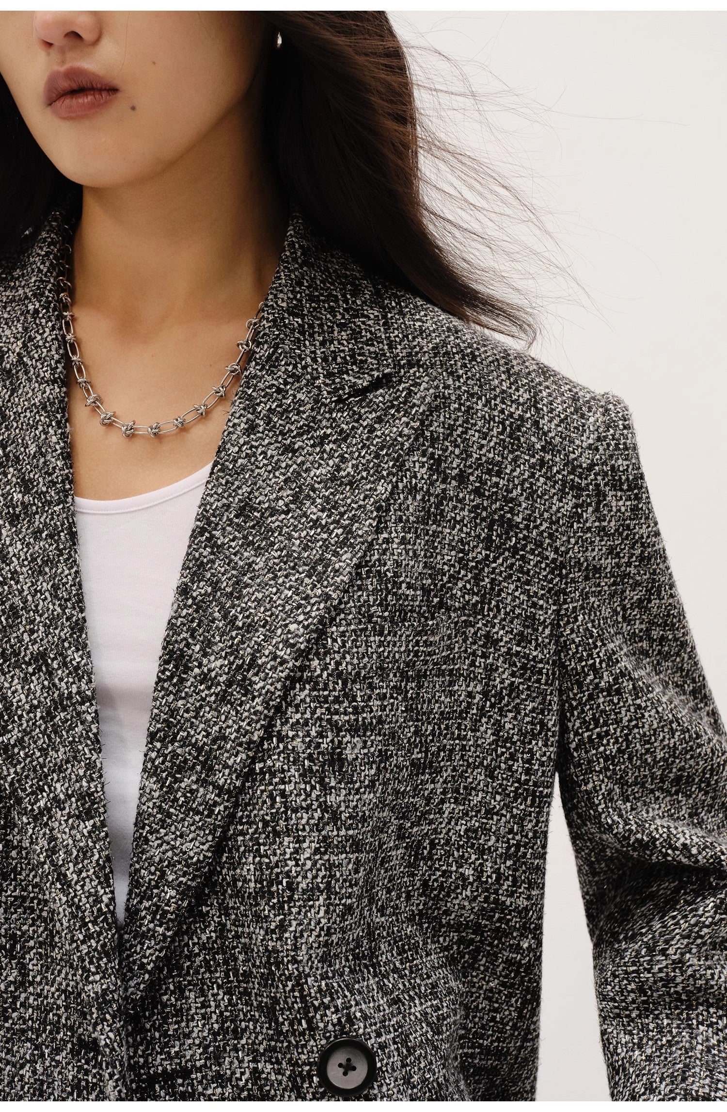 Women's Tweed Suit Jacket | Meteor