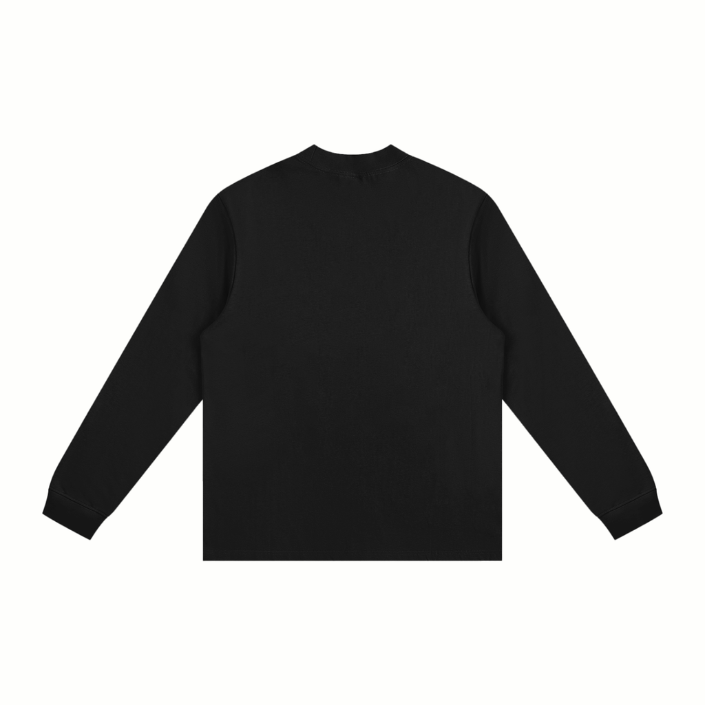 Cotton Sweatshirt | Plain Mock Neck