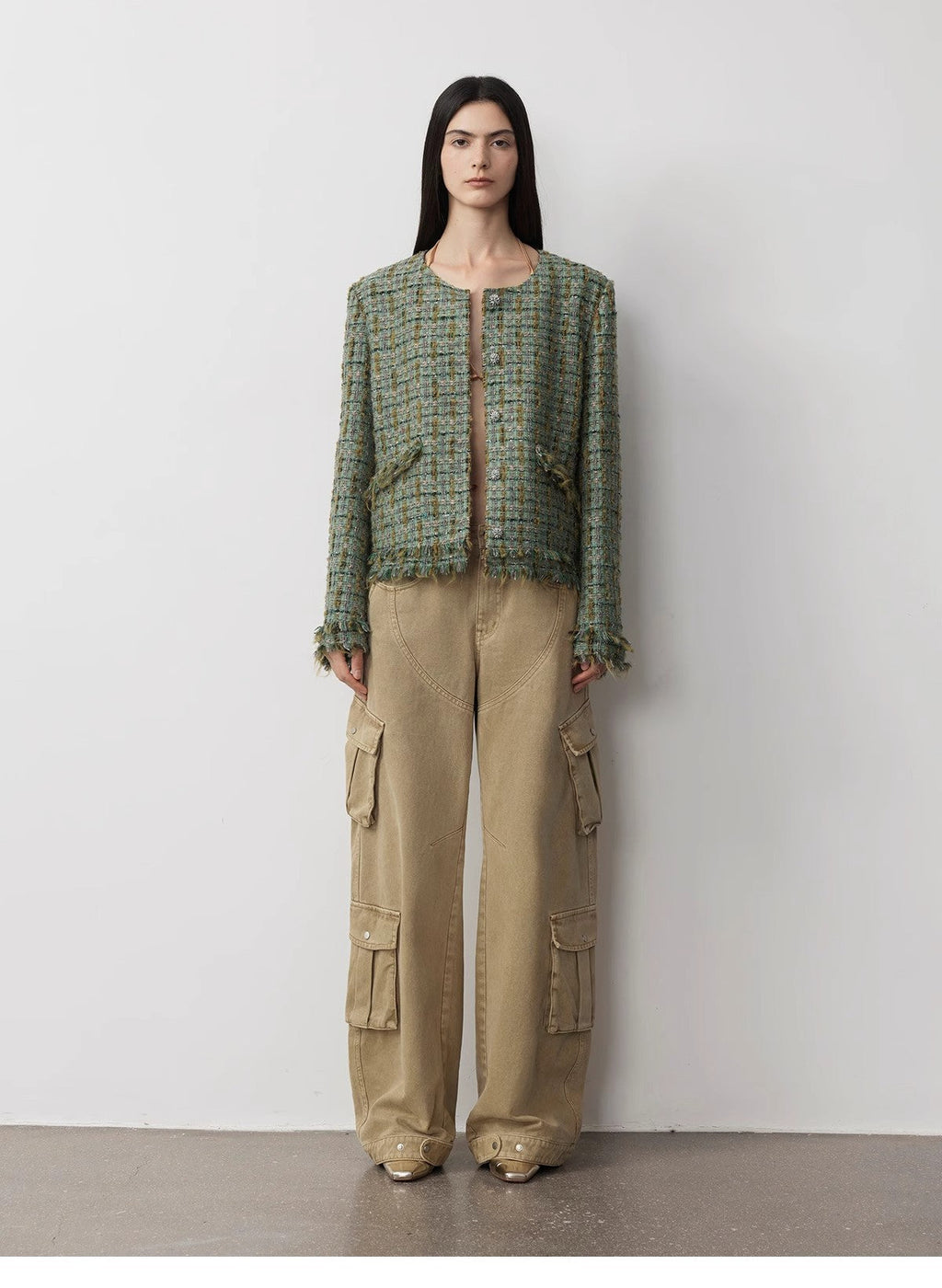 PREMIUM STYLE CO. LTD. | "Nostalgic Wasteland" Cocoon Cargo Jeans