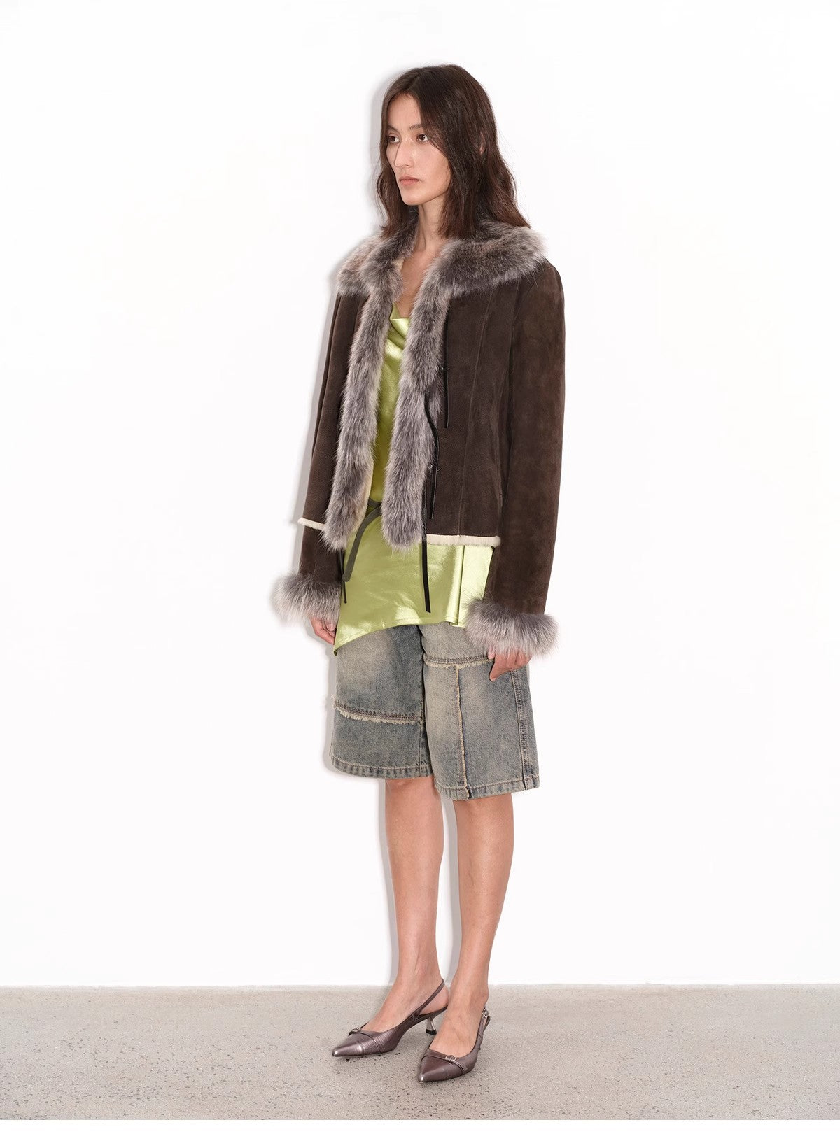 FIRELADY FUR | Women's Merino Wool & Fox Fur Jacket