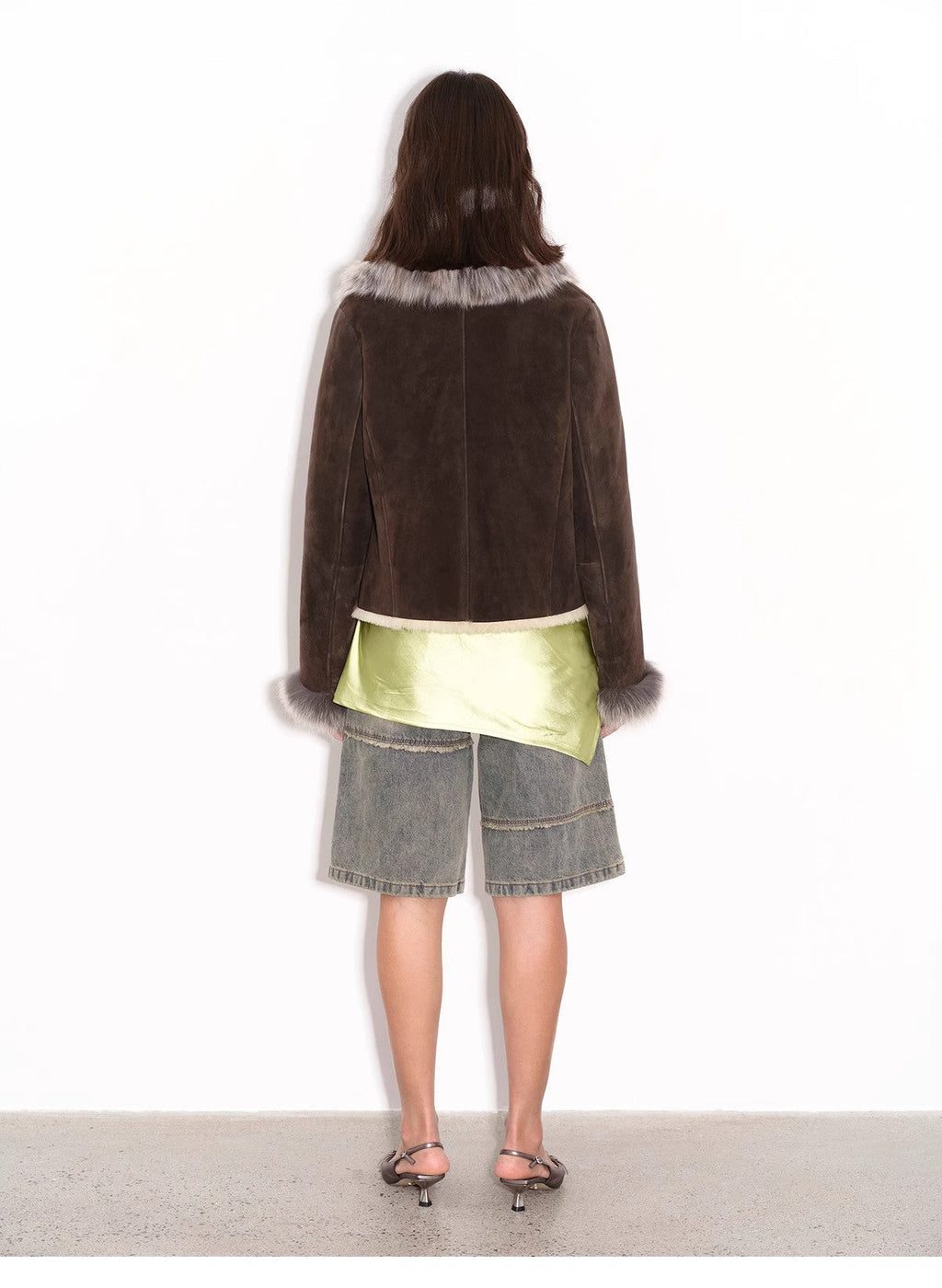 FIRELADY FUR | Women's Merino Wool & Fox Fur Jacket