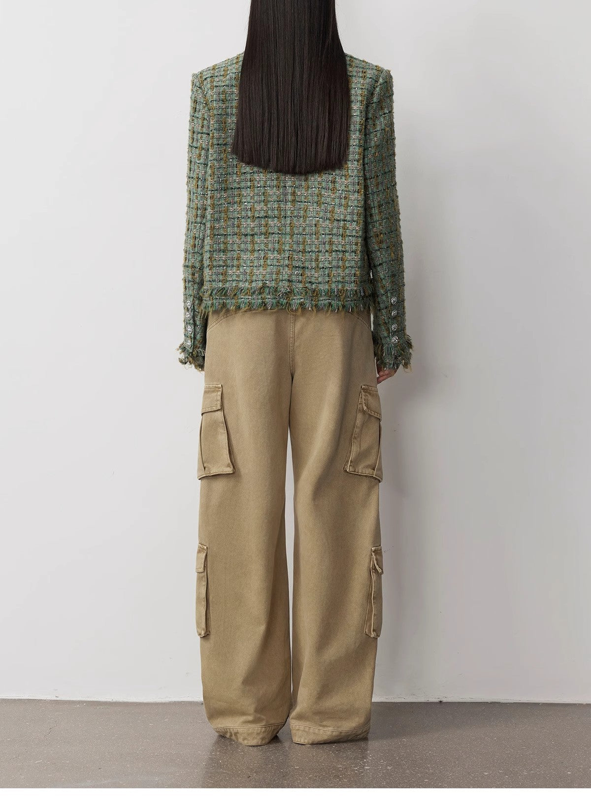 PREMIUM STYLE CO. LTD. | "Nostalgic Wasteland" Cocoon Cargo Jeans