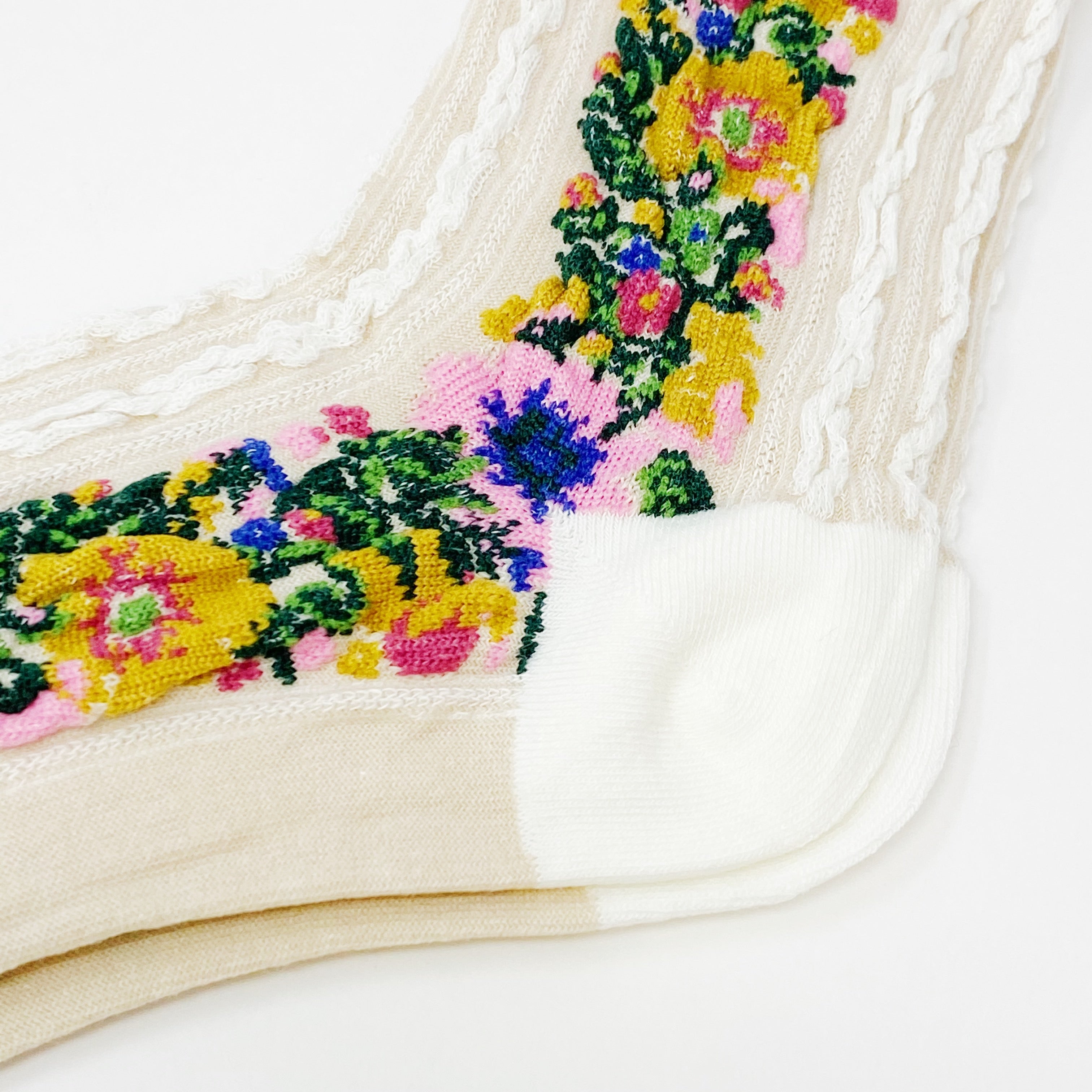 Ellison + Young | Women's Floral Socks