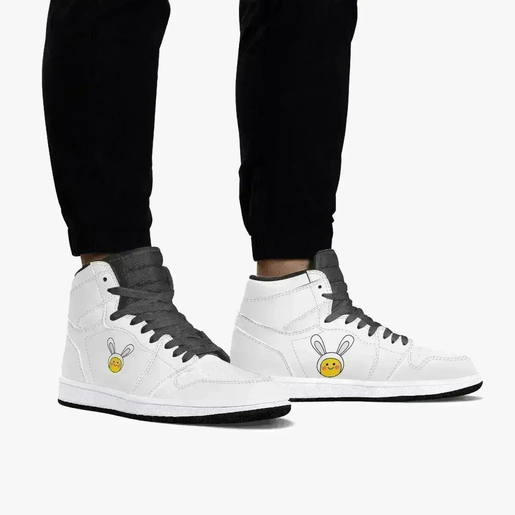 Jacki Easlick | Lux Bunny High-Top Leather Sneakers