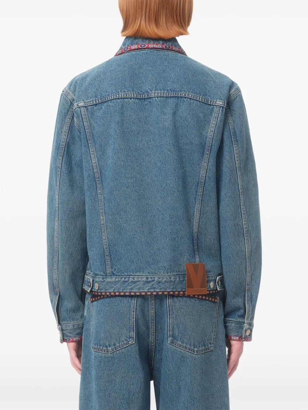 Valentino Garavani | Men's Embroidered Denim Jacket