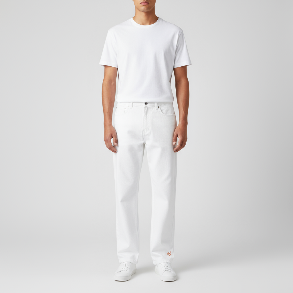 Men's Straight-Leg Pants | Burnt Orange Logo