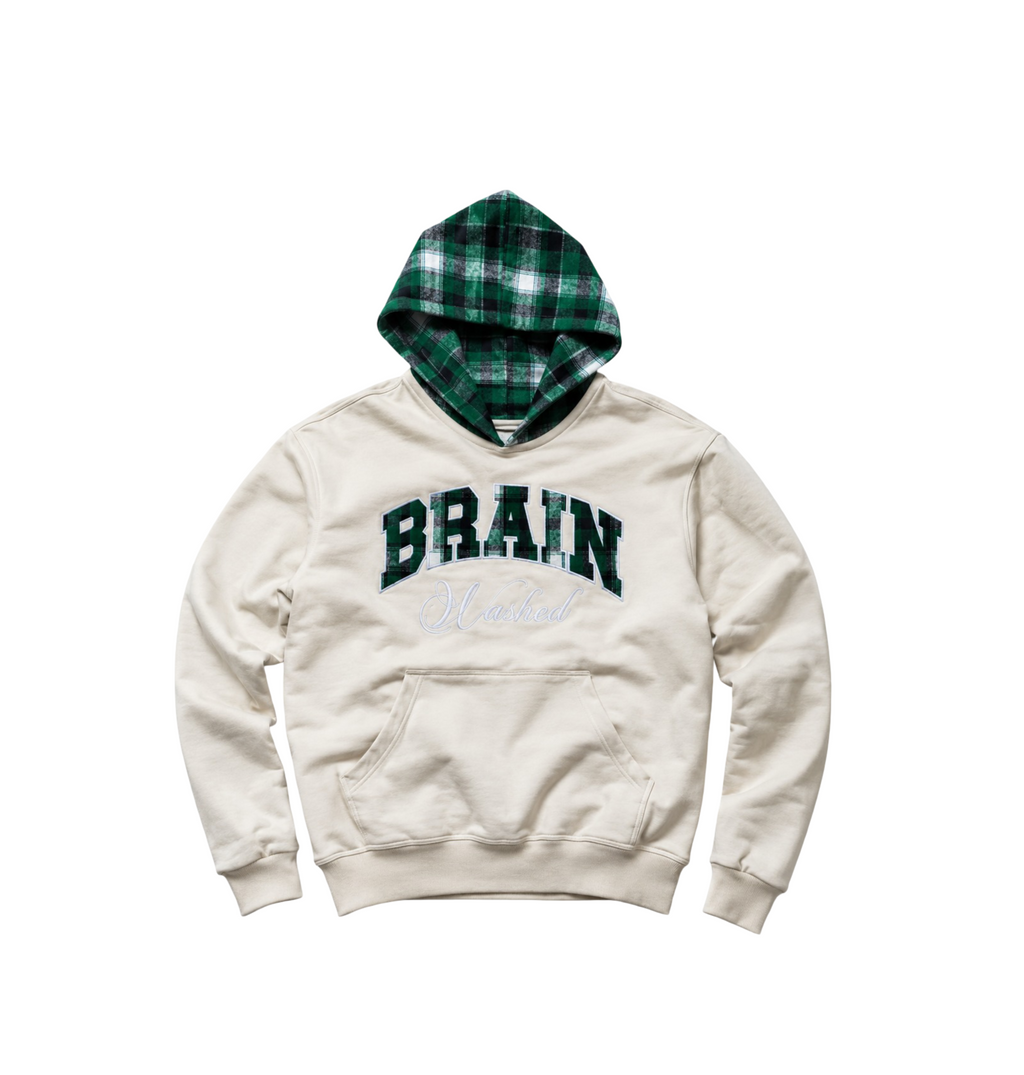 BRAINWASHED | Flannel Hoodie