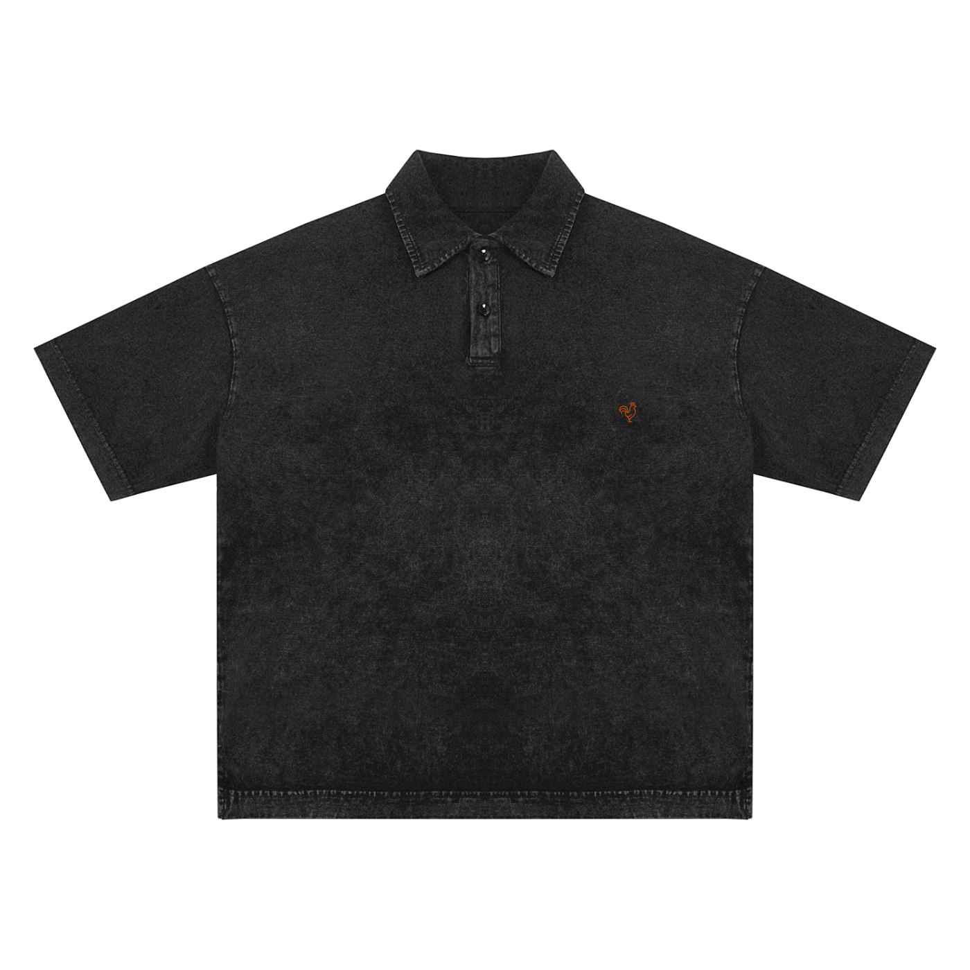 Cotton Polo T-shirt | Snow Washed