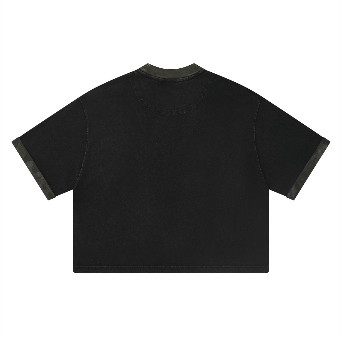 Gallo Jean | Mineral Washed Boxy Panel T-Shirt