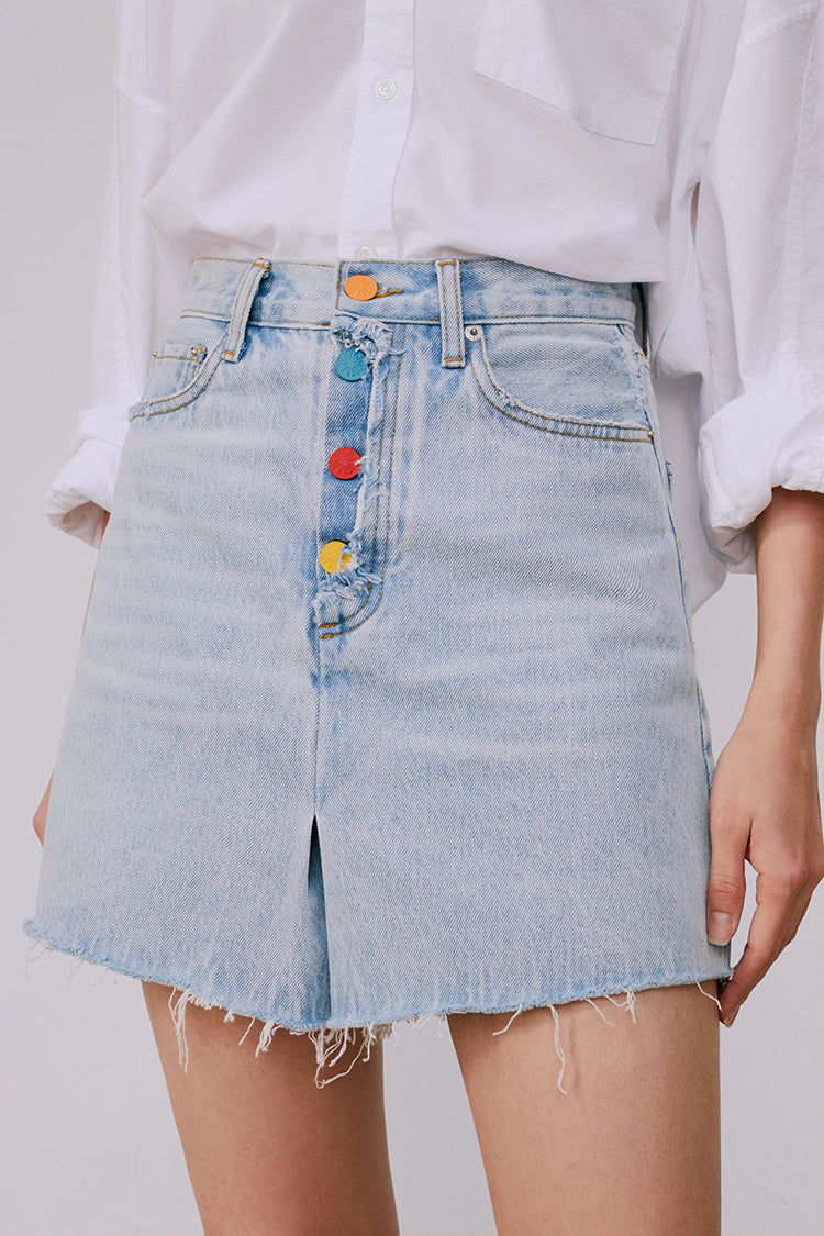 Hey Joanie | Rainbow Pleat Skort