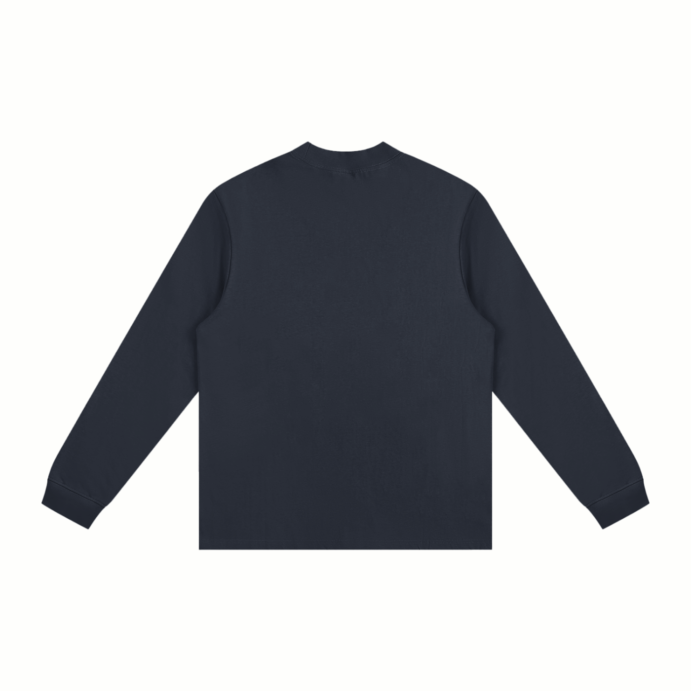 Cotton Sweatshirt | Plain Mock Neck