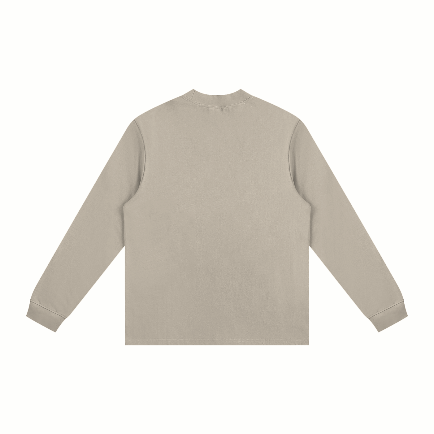 Cotton Sweatshirt | Plain Mock Neck