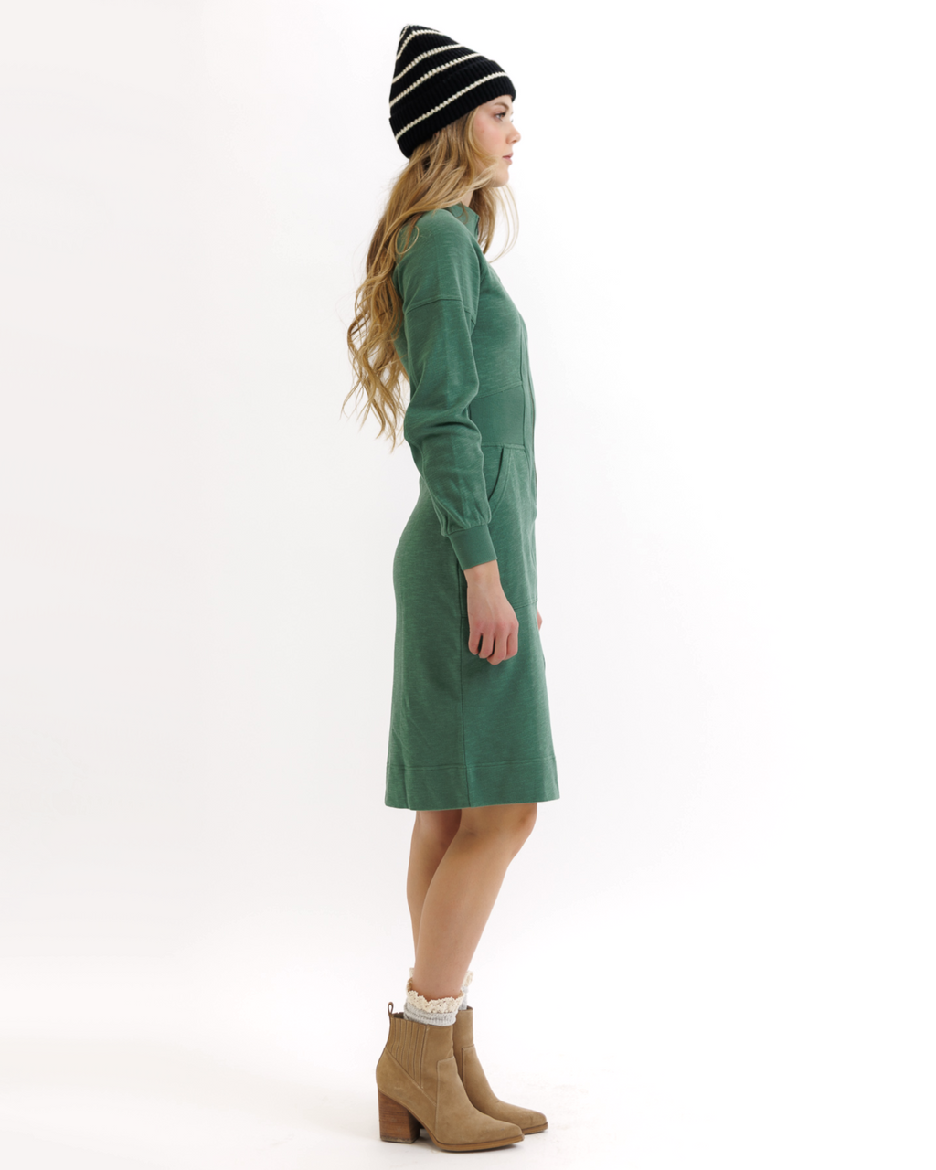 DOWNEAST | Women's Aligned Cotton Dress