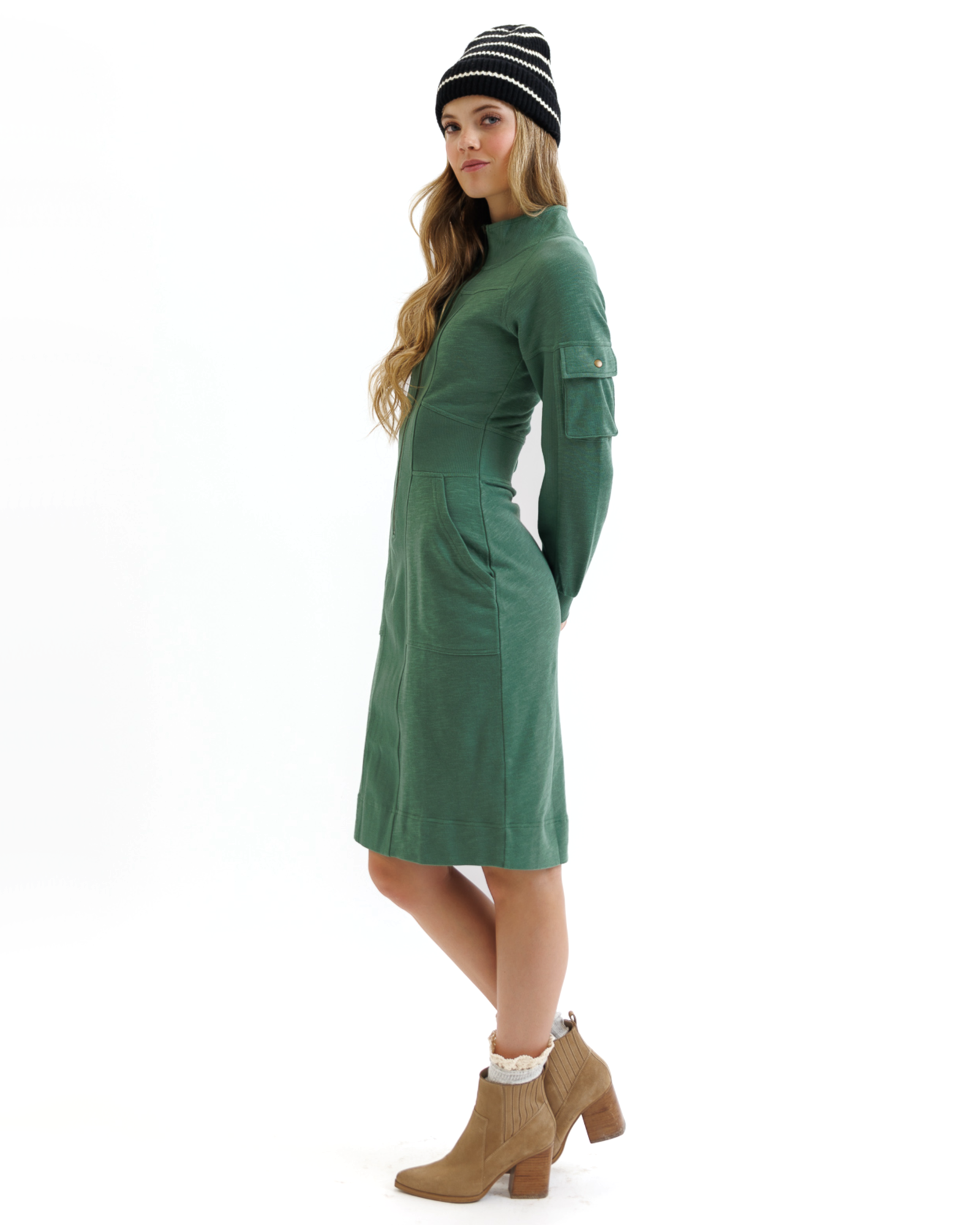 DOWNEAST | Women's Aligned Cotton Dress
