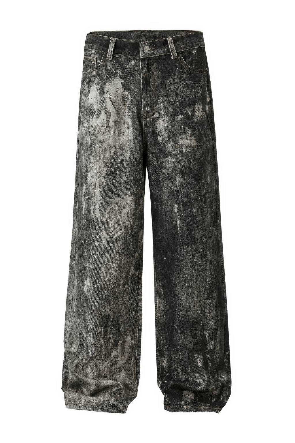 4inme | Men's Americana Ink Splash Wide-Leg Pants