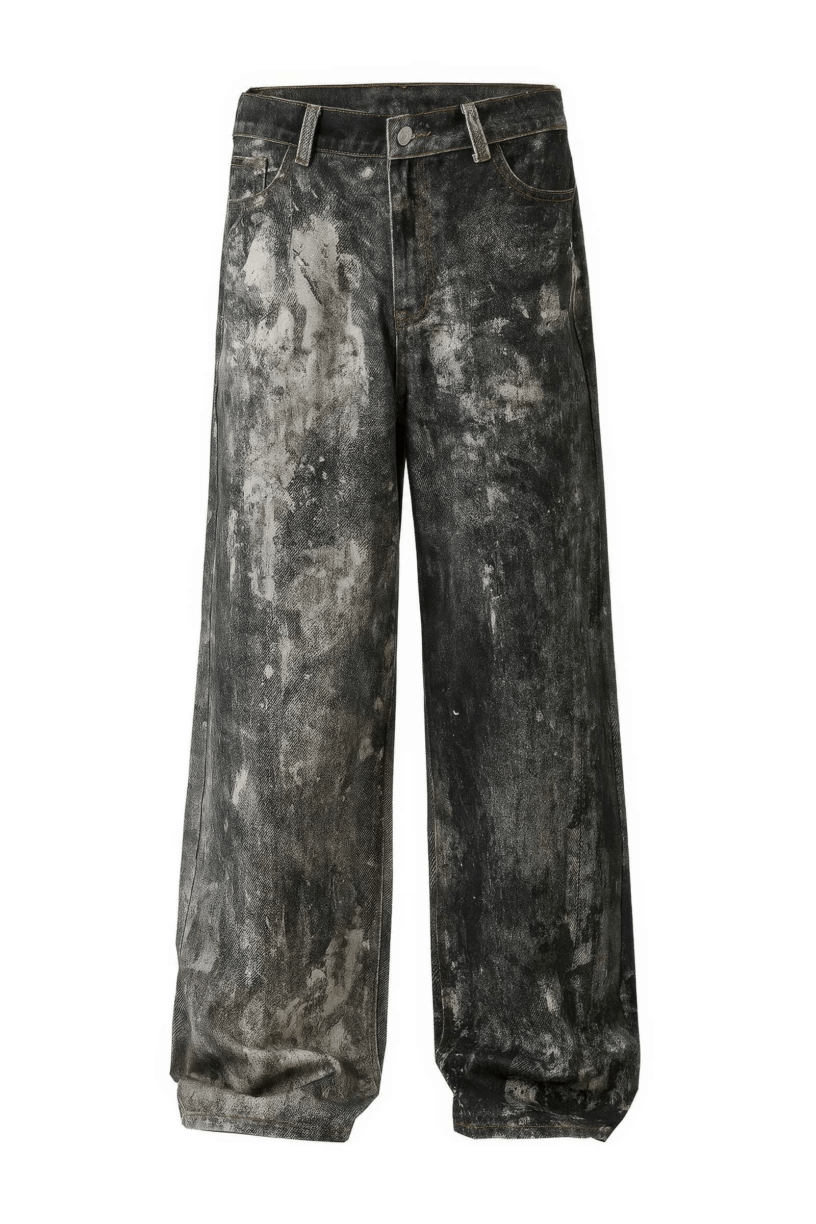 4inme | Men's Americana Ink Splash Wide-Leg Pants