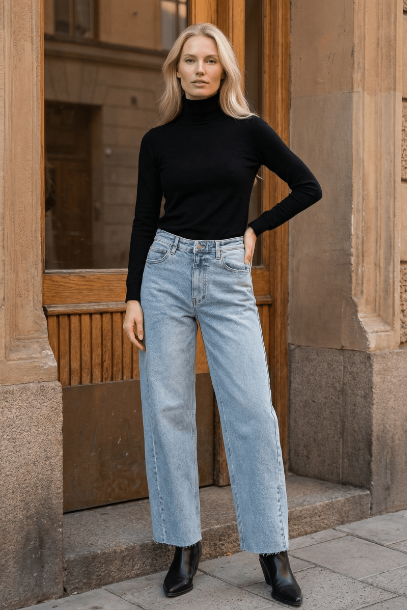 Artemis Vintage | Harlow Barrel Jeans