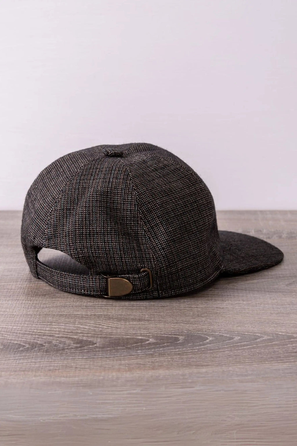Claudio Mariani | Brown Micro-Patterned Wool & Cotton Blend Cap