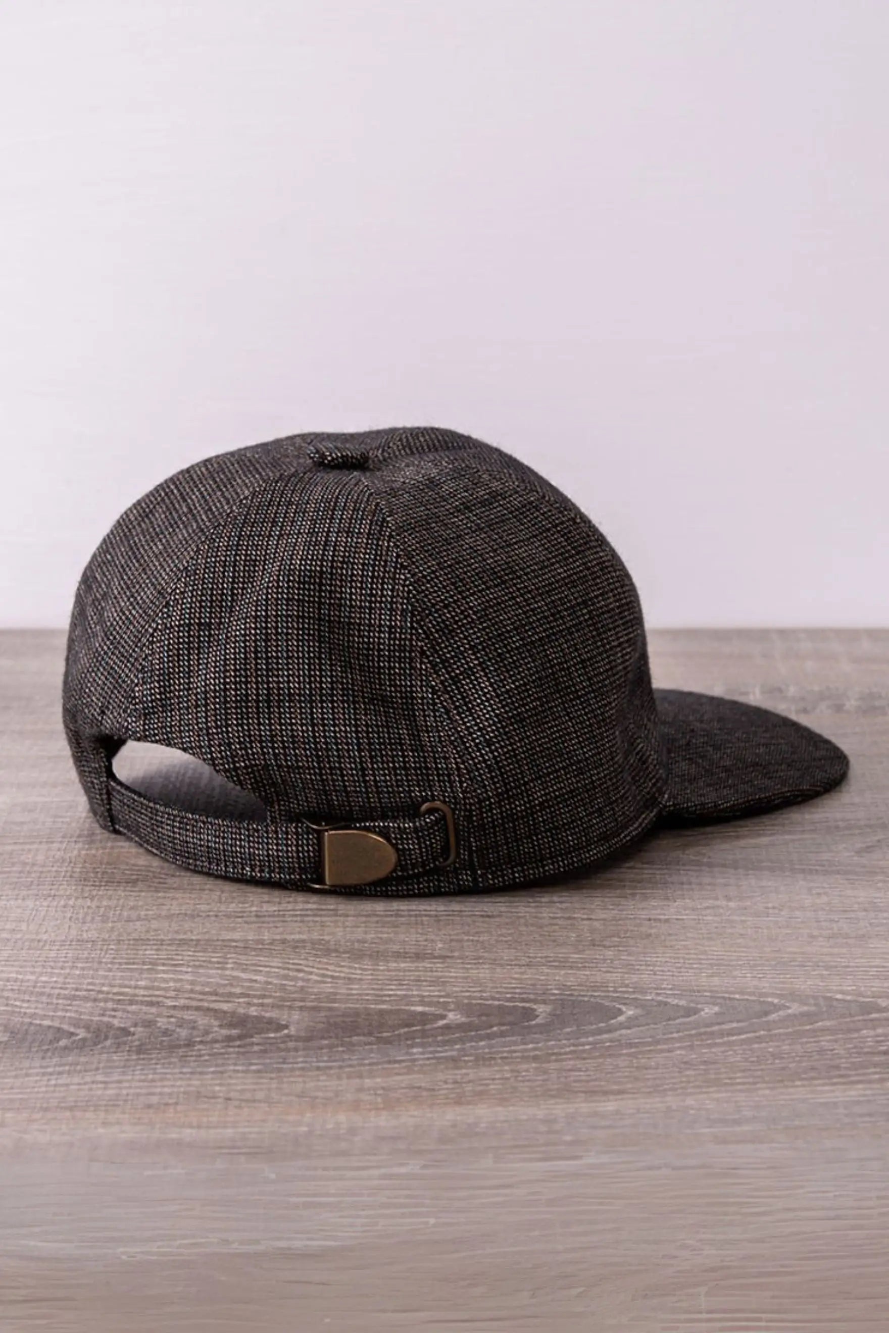 Claudio Mariani | Brown Micro-Patterned Wool & Cotton Blend Cap