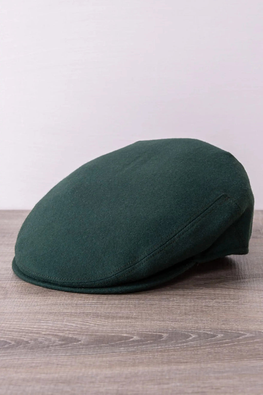 Claudio Mariani | Dark Green Wool Flat Cap