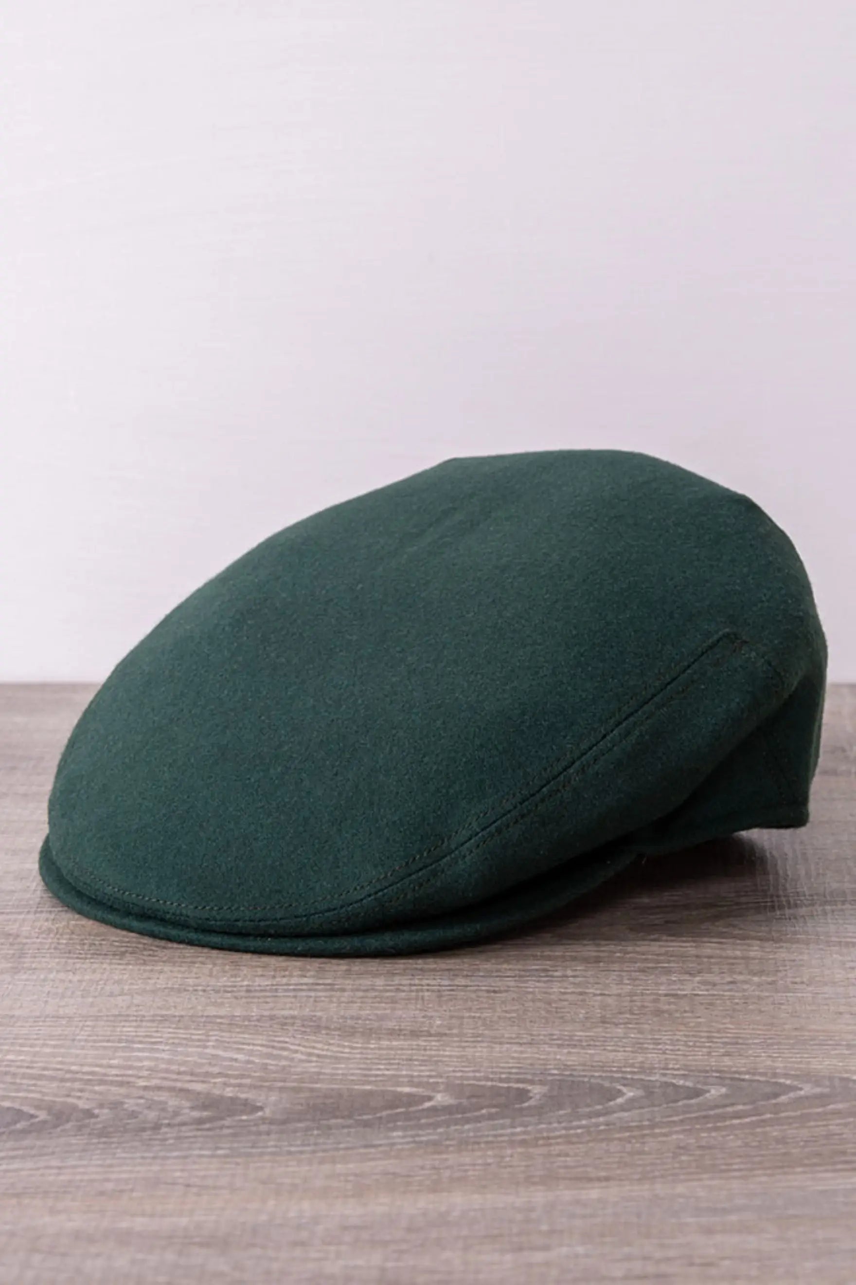 Claudio Mariani | Dark Green Wool Flat Cap