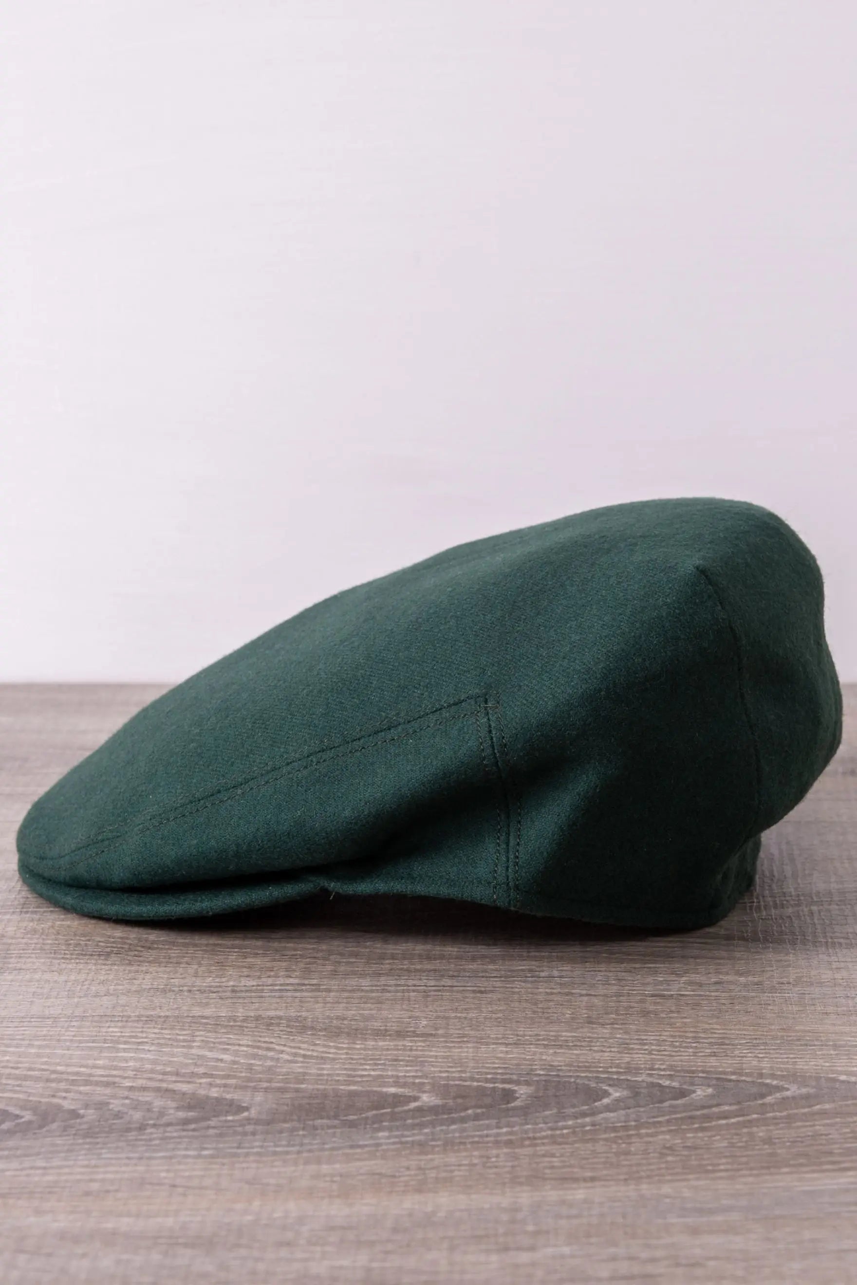 Claudio Mariani | Dark Green Wool Flat Cap
