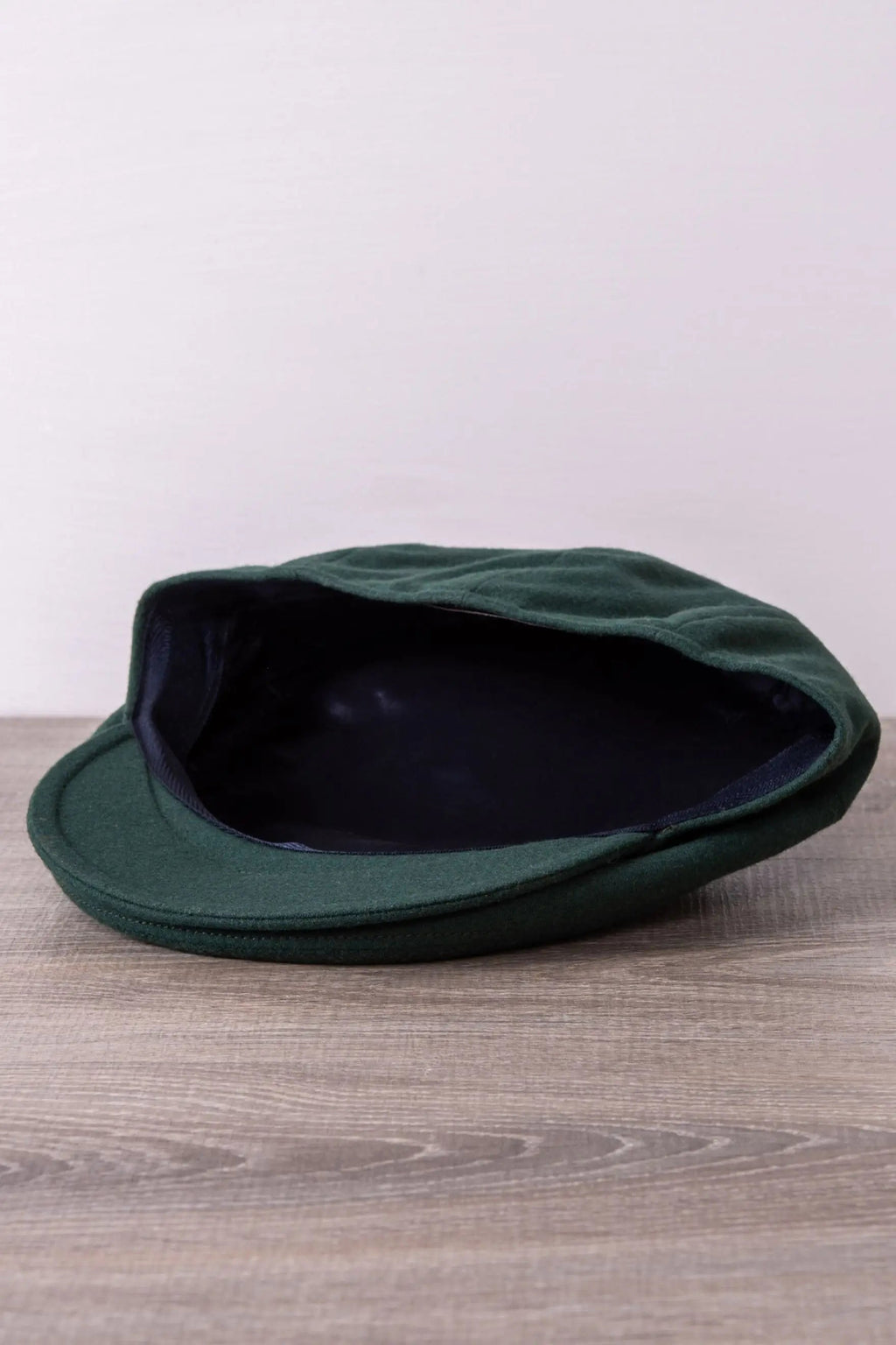 Claudio Mariani | Dark Green Wool Flat Cap