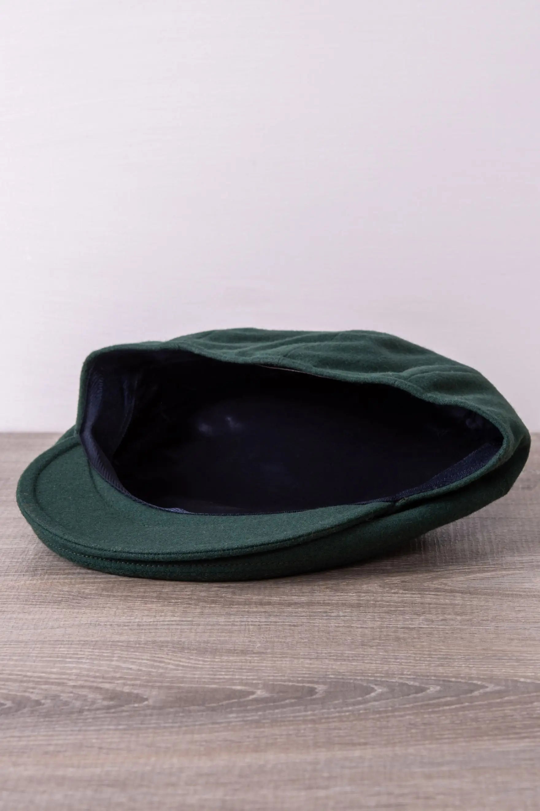 Claudio Mariani | Dark Green Wool Flat Cap