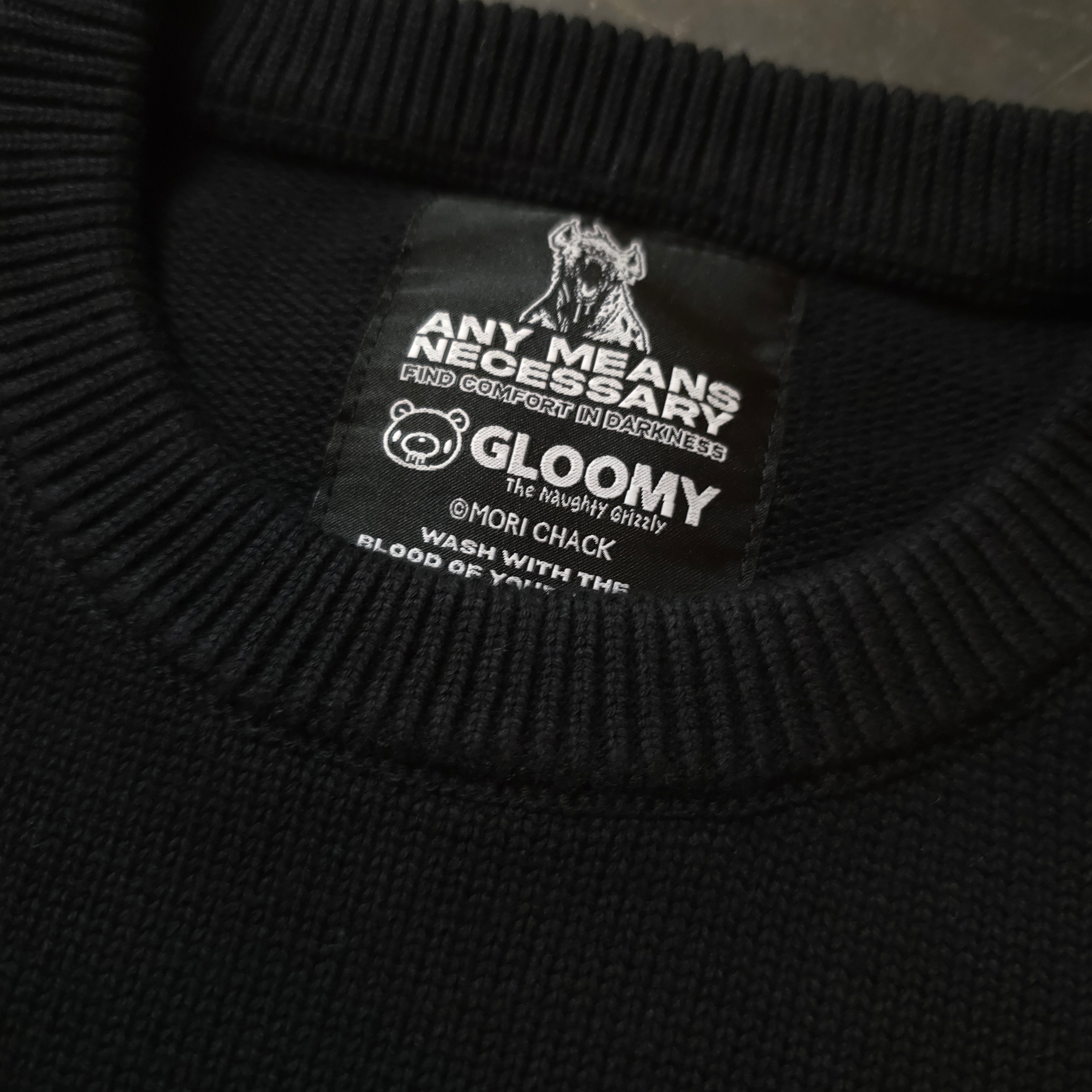 Gloomy Bear x Any Means Necessary | Big Gloomy Knit Sweater