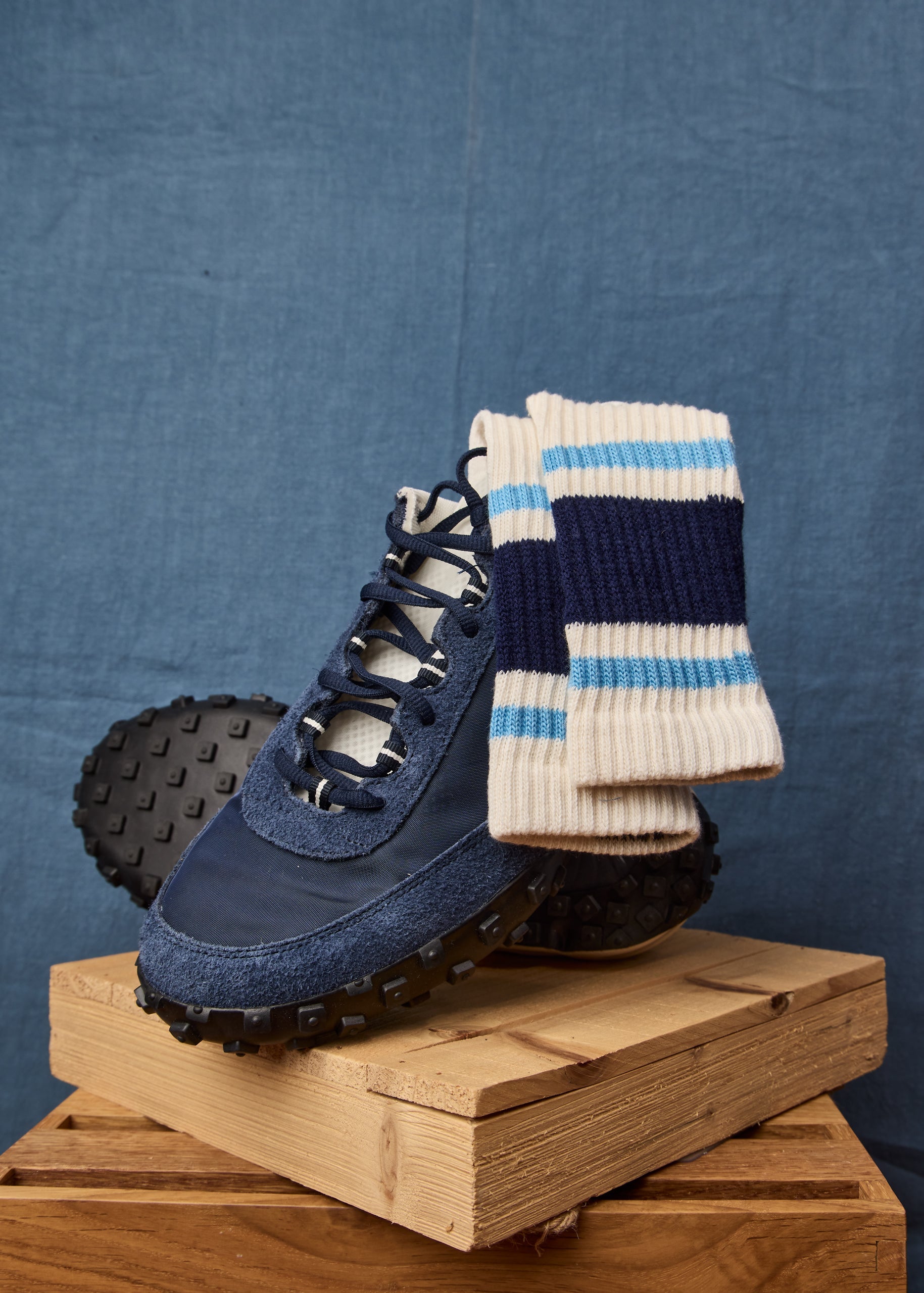 American Trench | The Retro Stripe Cotton Socks