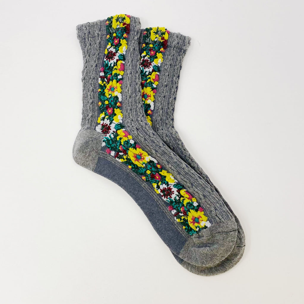 Ellison + Young | Women's Floral Socks