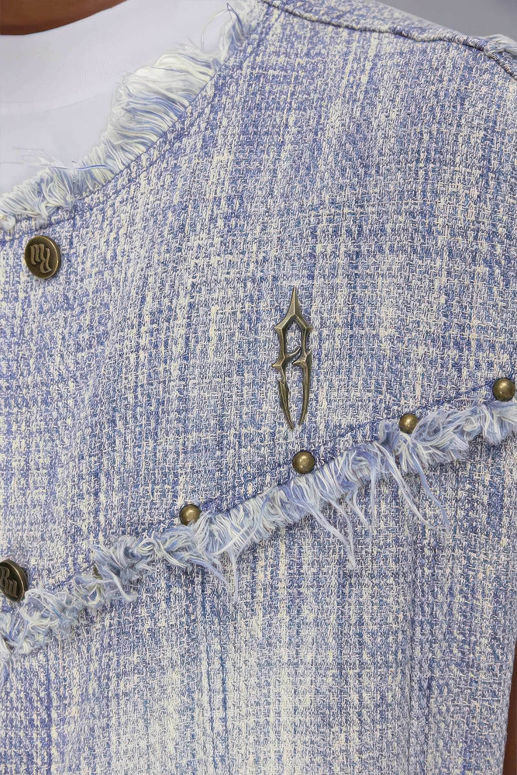 4inme | Distressed Denim Vest