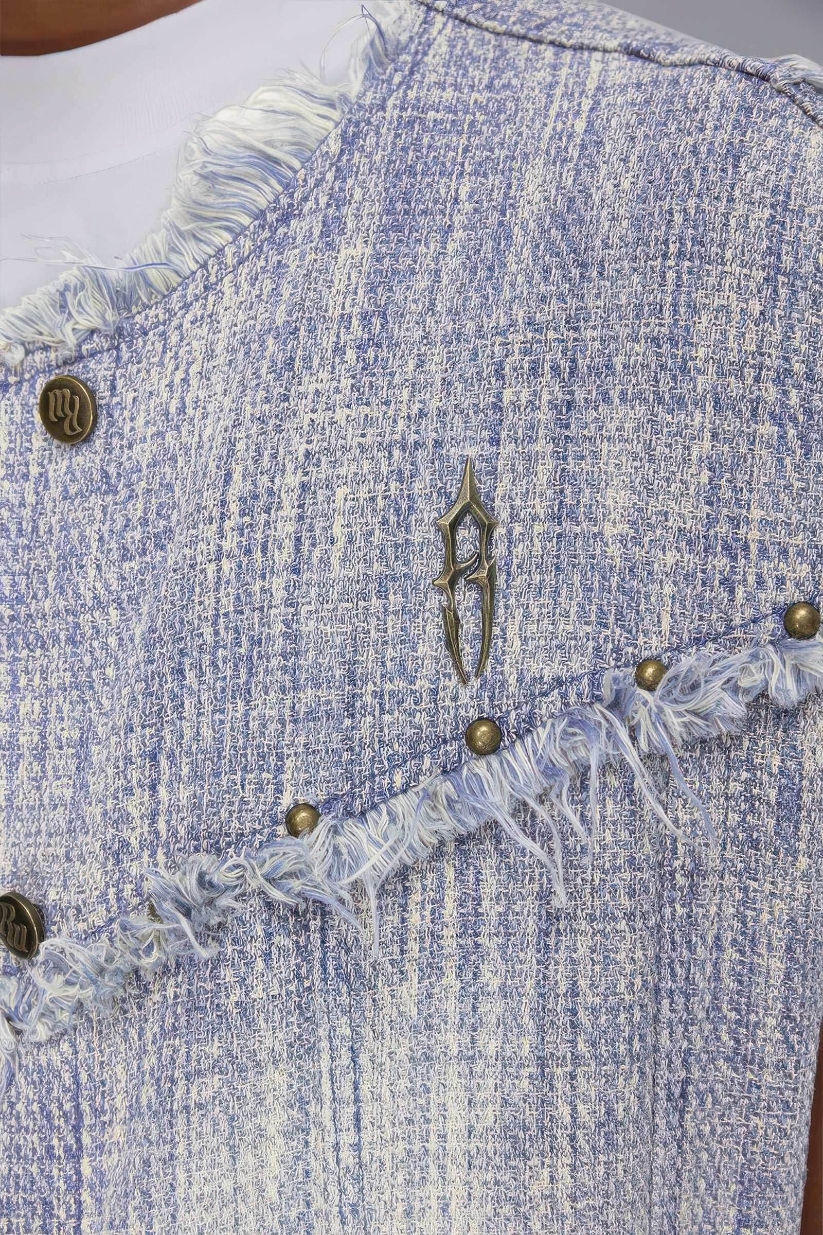 4inme | Distressed Denim Vest
