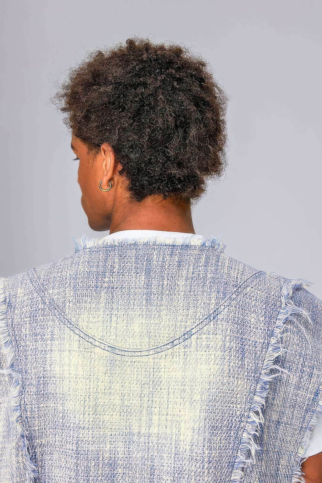 4inme | Distressed Denim Vest