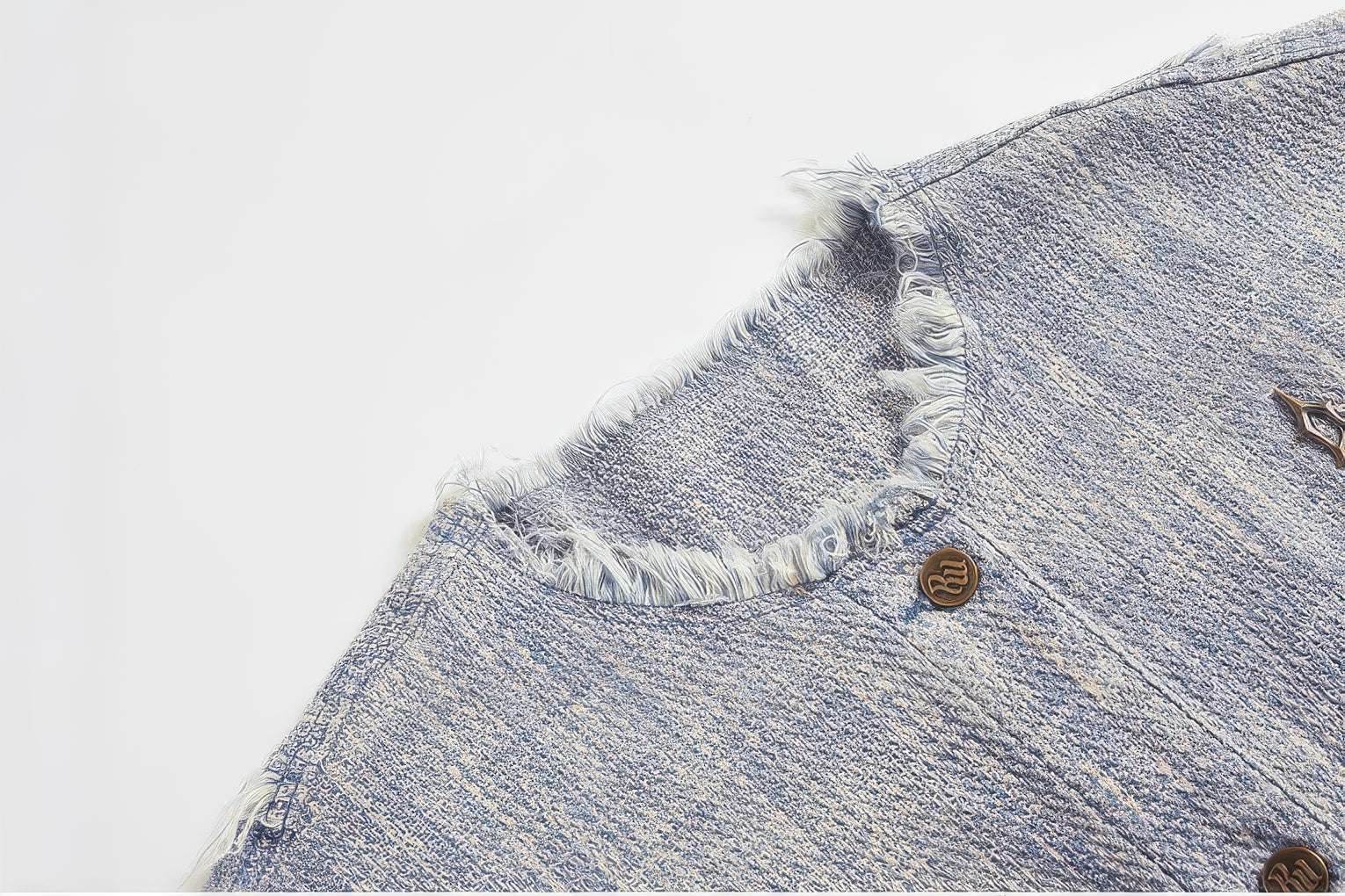 4inme | Distressed Denim Vest