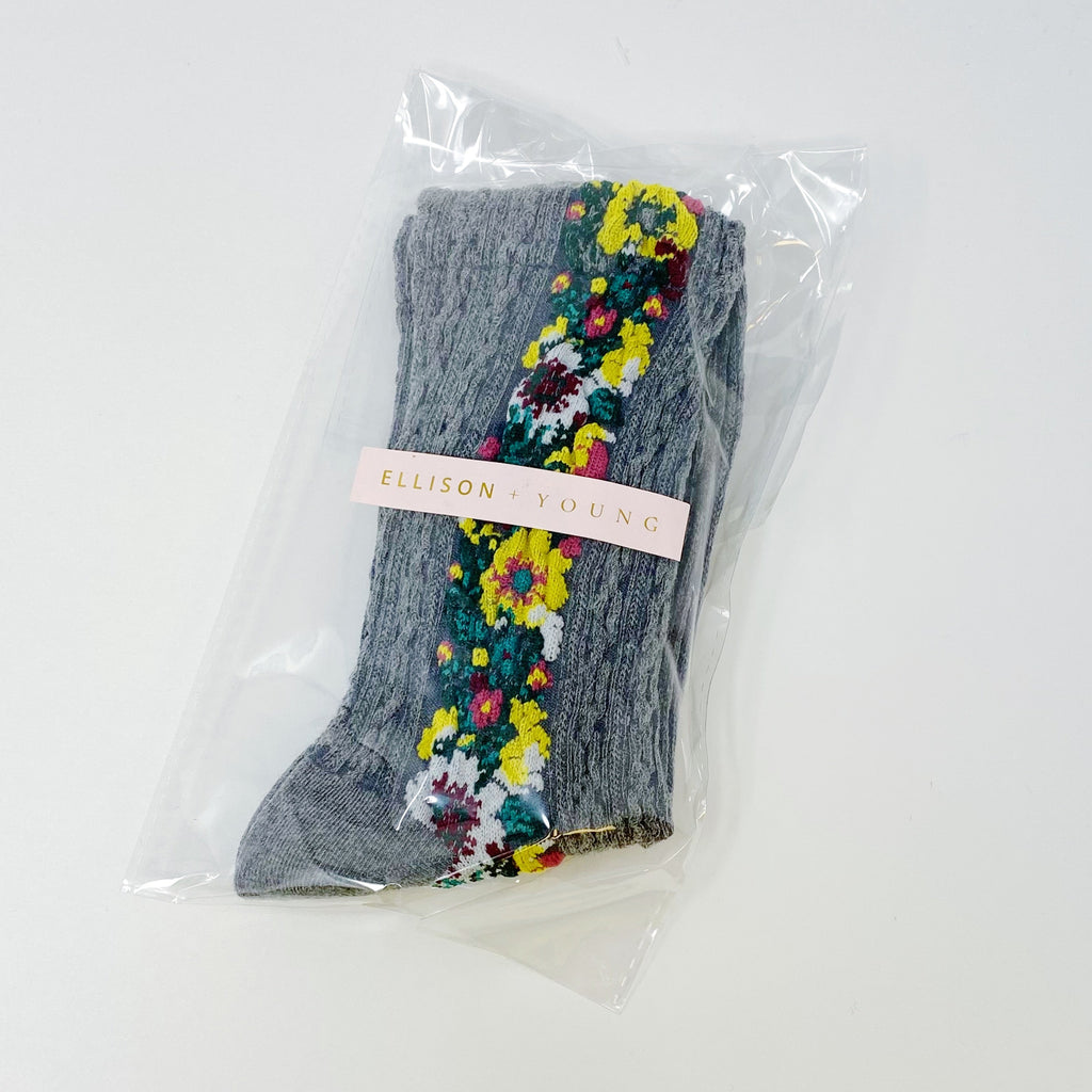 Ellison + Young | Women's Floral Socks