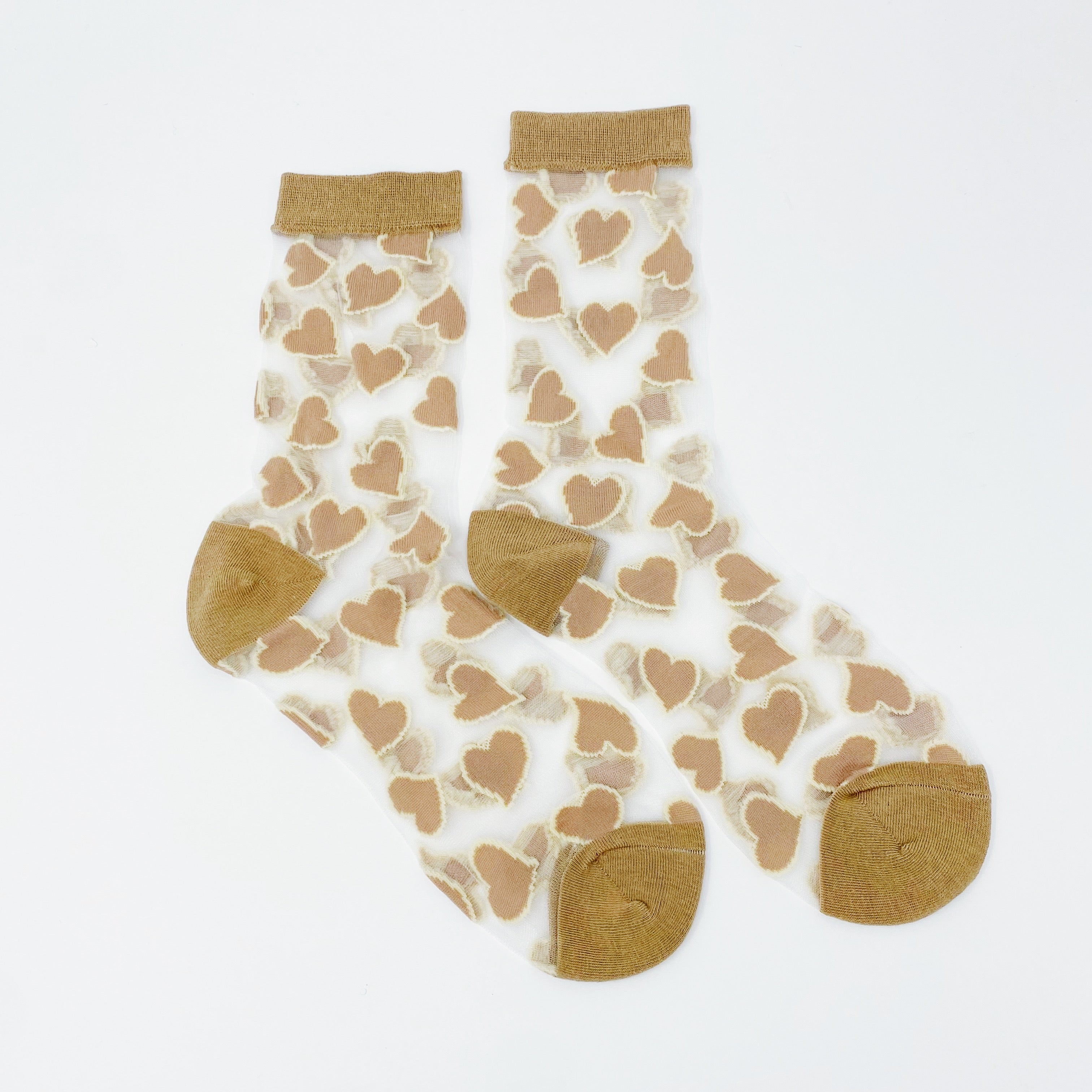 Ellison + Young | Sheer Heart Socks