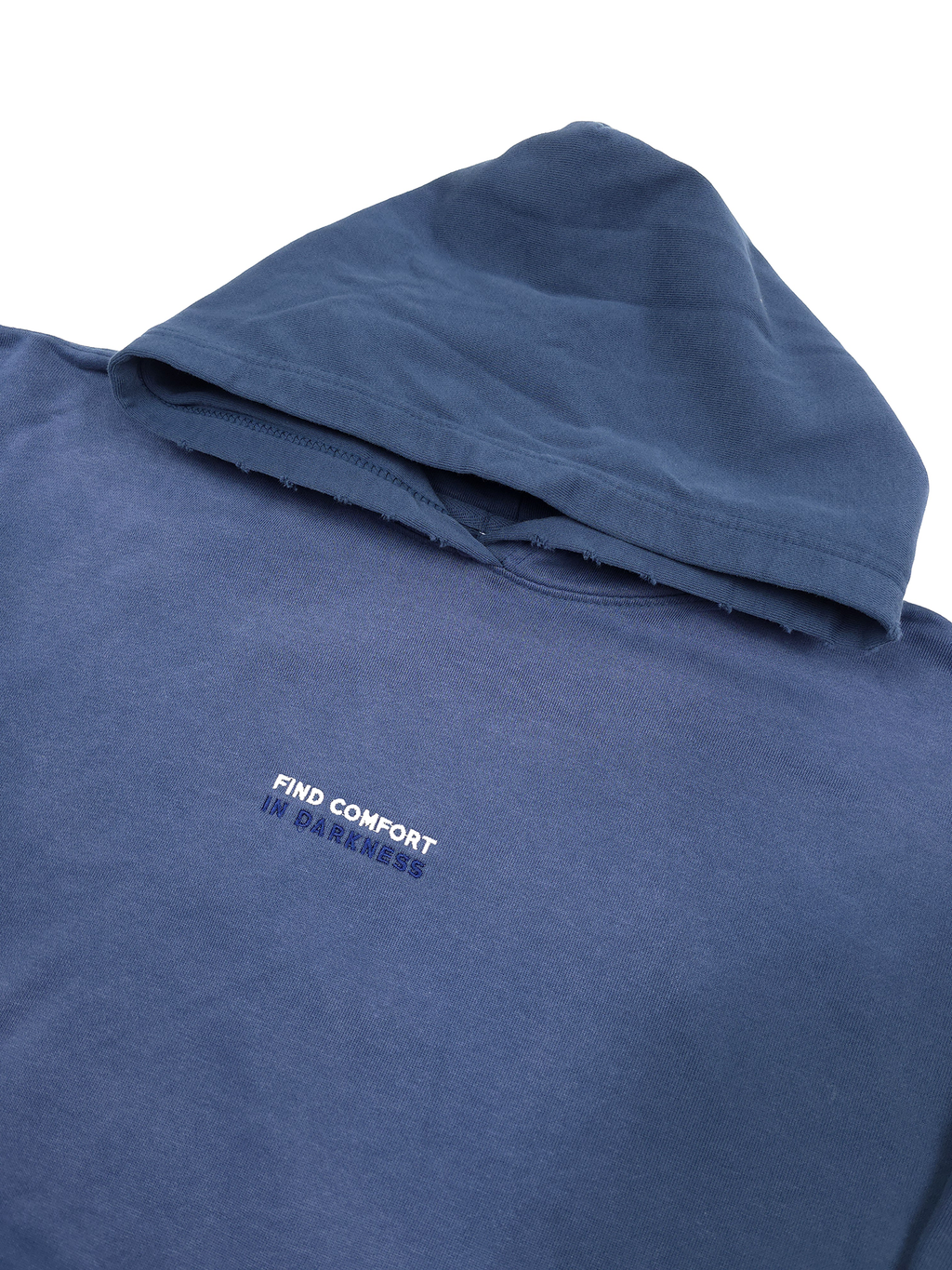 Any Means Necessary | Potassium Blue Cotton Hoodie