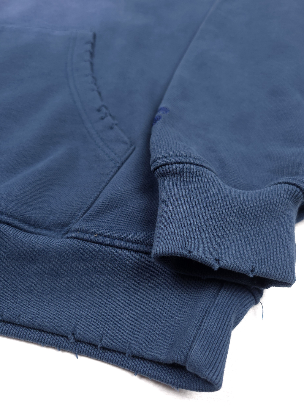 Any Means Necessary | Potassium Blue Cotton Hoodie