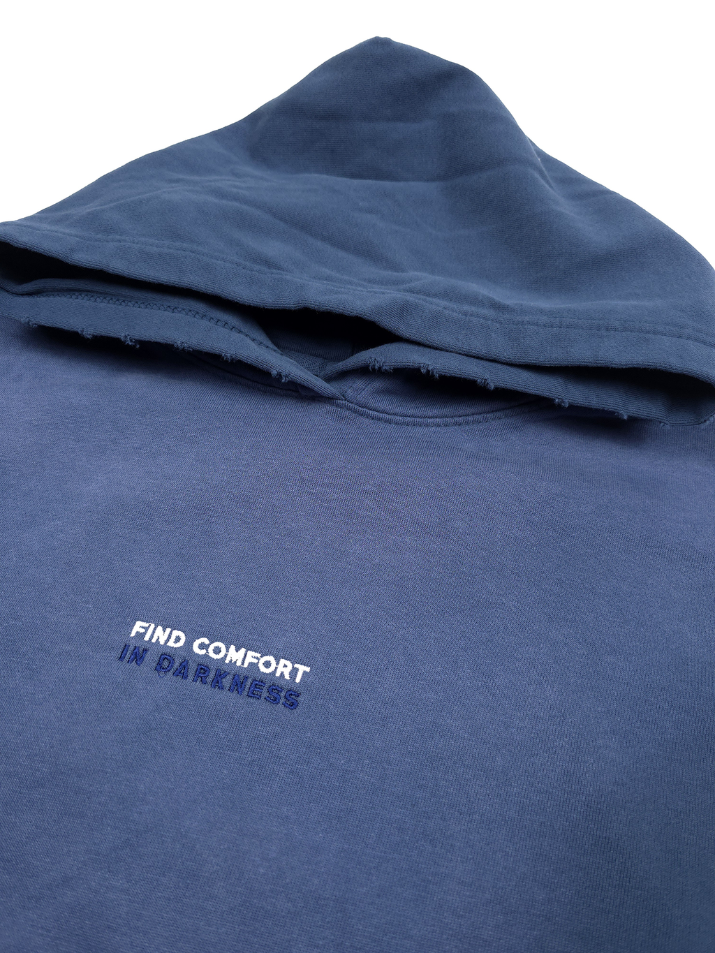 Any Means Necessary | Potassium Blue Cotton Hoodie