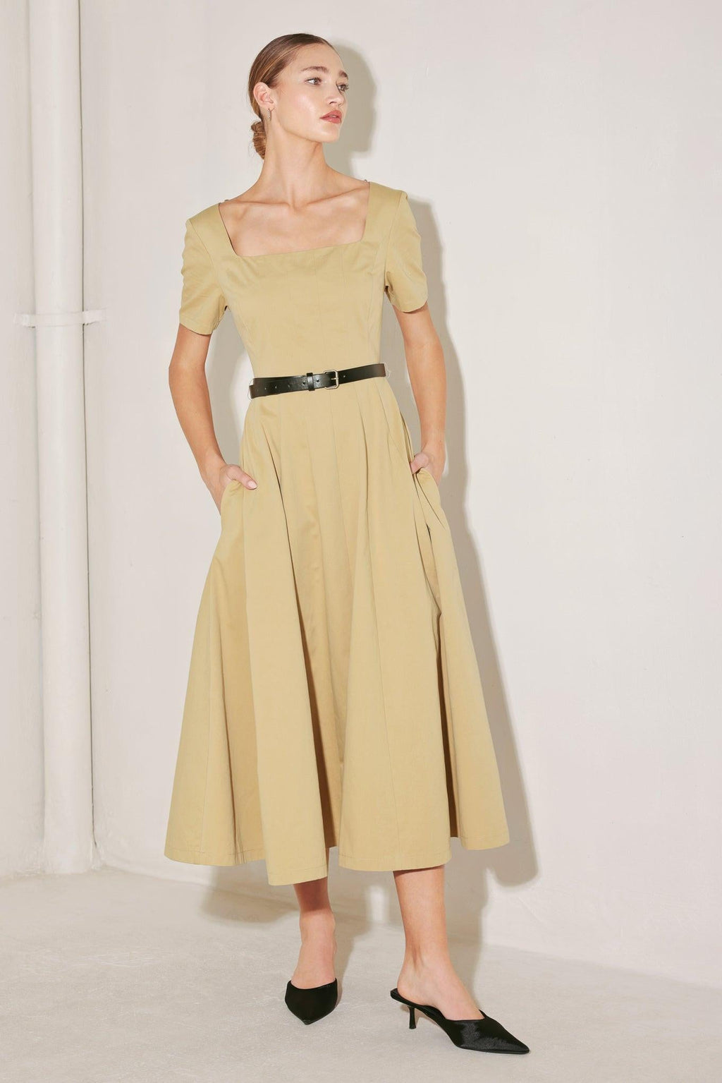 Flying Tomato | Women's Cotton Midi Dress